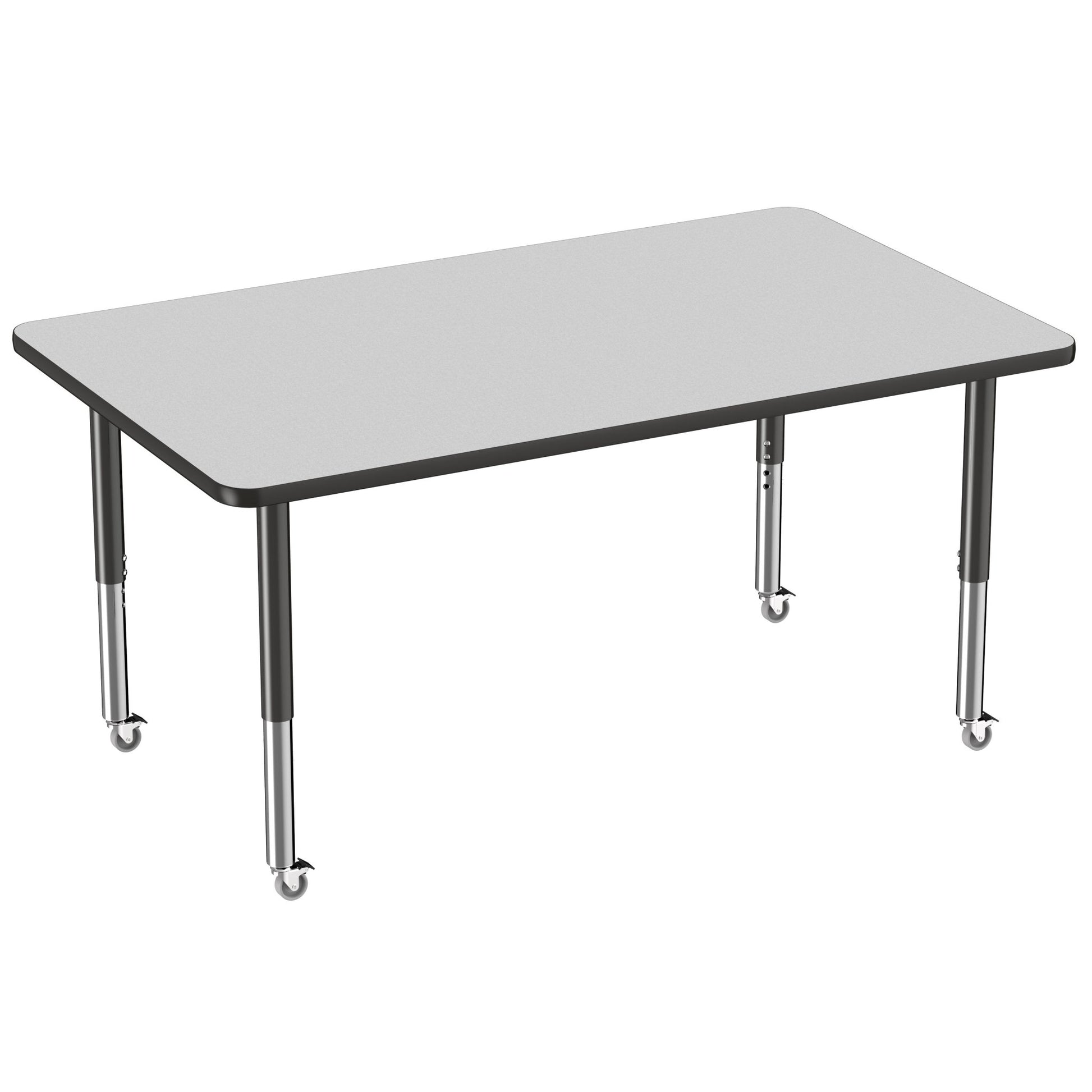 FDP 36" x 60" Rectangle T - Molding Activity Table with Adjustable Super Legs (FDP - 10034 - XX) - SchoolOutlet
