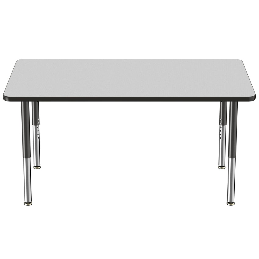 FDP 36" x 60" Rectangle T - Molding Activity Table with Adjustable Super Legs (FDP - 10034 - XX) - SchoolOutlet