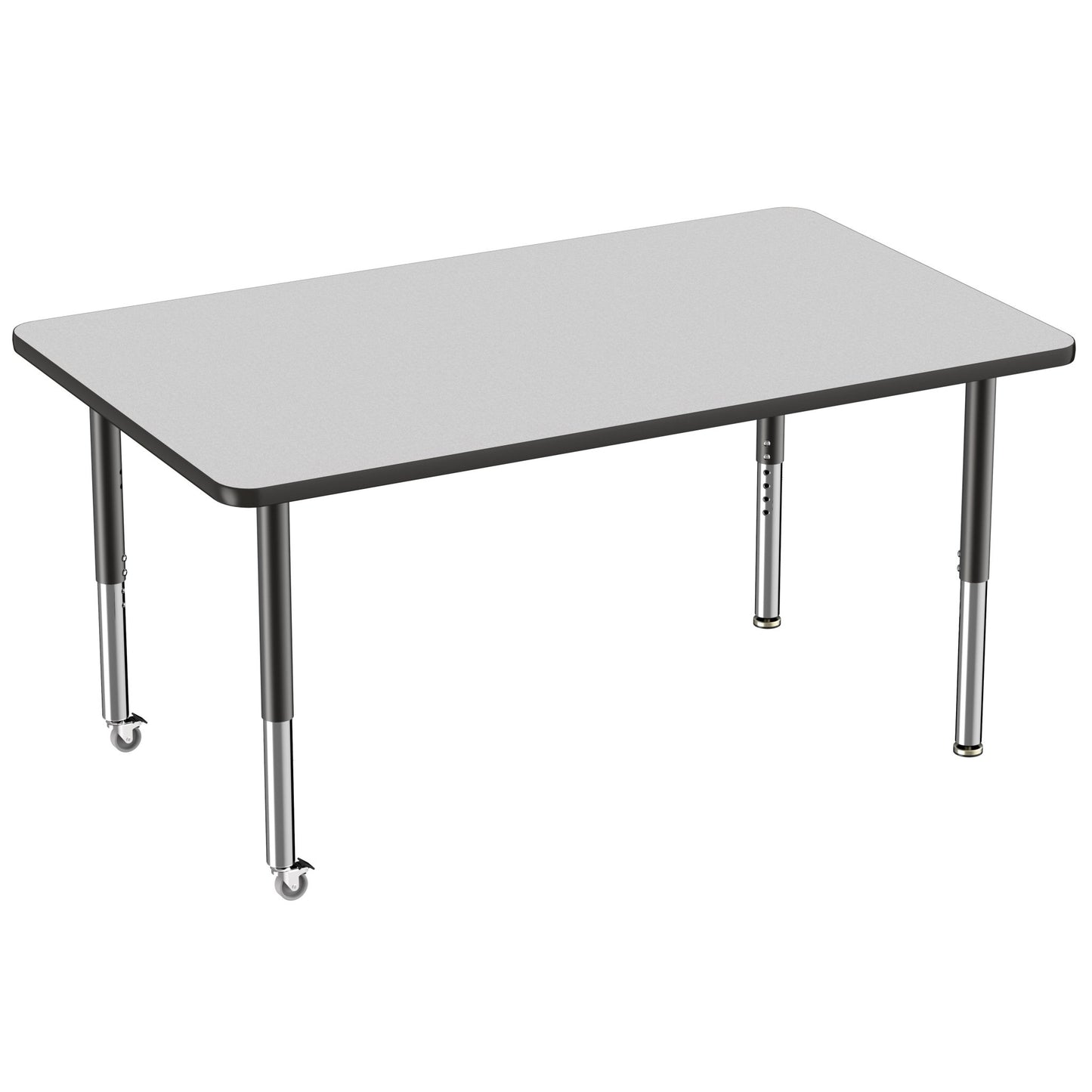 FDP 36" x 60" Rectangle T - Molding Activity Table with Adjustable Super Legs (FDP - 10034 - XX) - SchoolOutlet