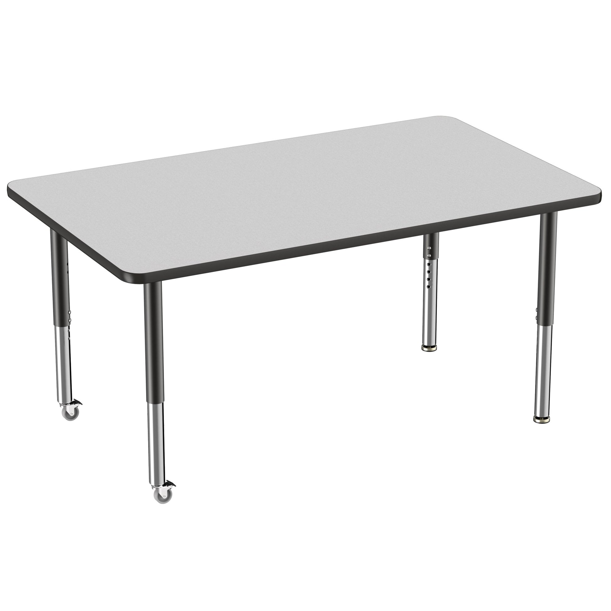 FDP 36" x 60" Rectangle T - Molding Activity Table with Adjustable Super Legs (FDP - 10034 - XX) - SchoolOutlet
