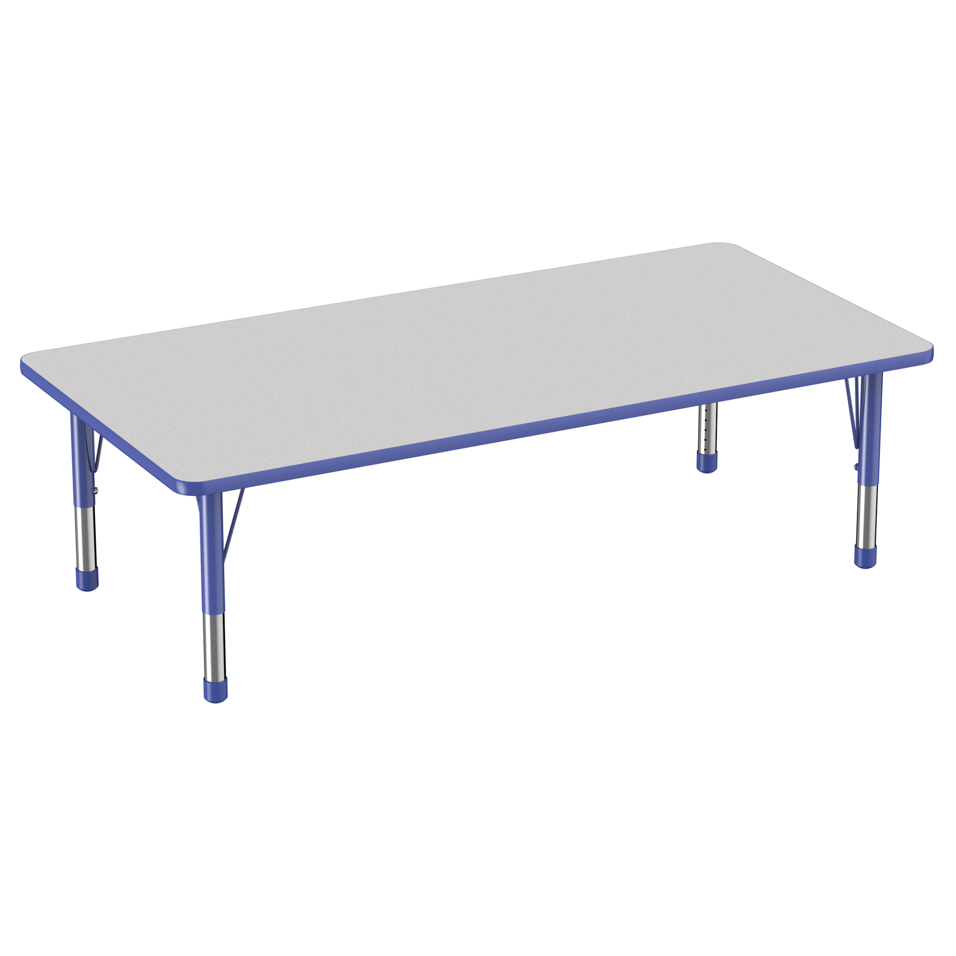 FDP 36" x 72" Rectangle T - Molding Activity Table with Adjustable Chunky Legs (FDP - 10037 - XX) - SchoolOutlet