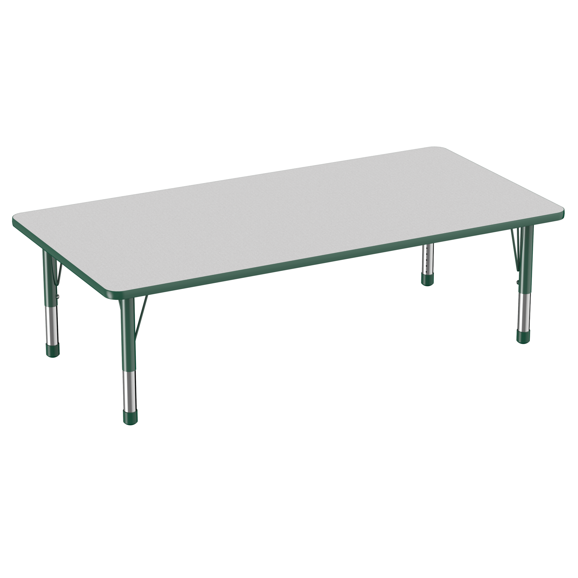 FDP 36" x 72" Rectangle T - Molding Activity Table with Adjustable Chunky Legs (FDP - 10037 - XX) - SchoolOutlet