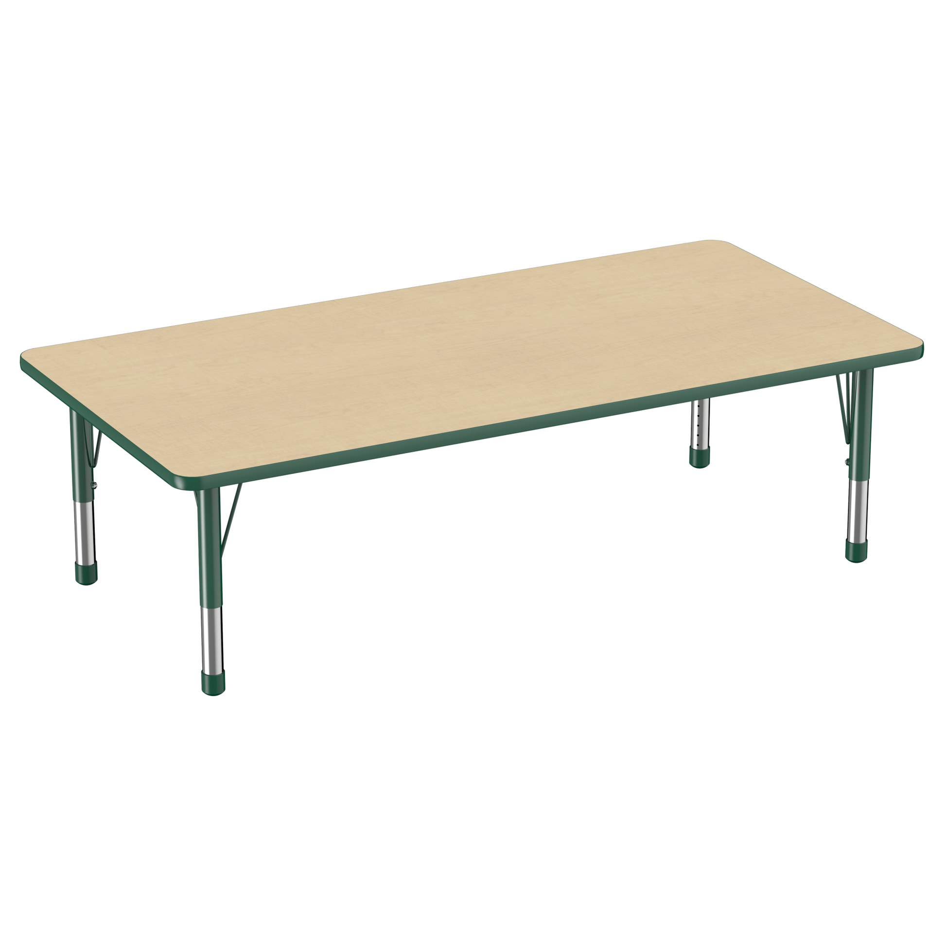 FDP 36" x 72" Rectangle T - Molding Activity Table with Adjustable Chunky Legs (FDP - 10037 - XX) - SchoolOutlet