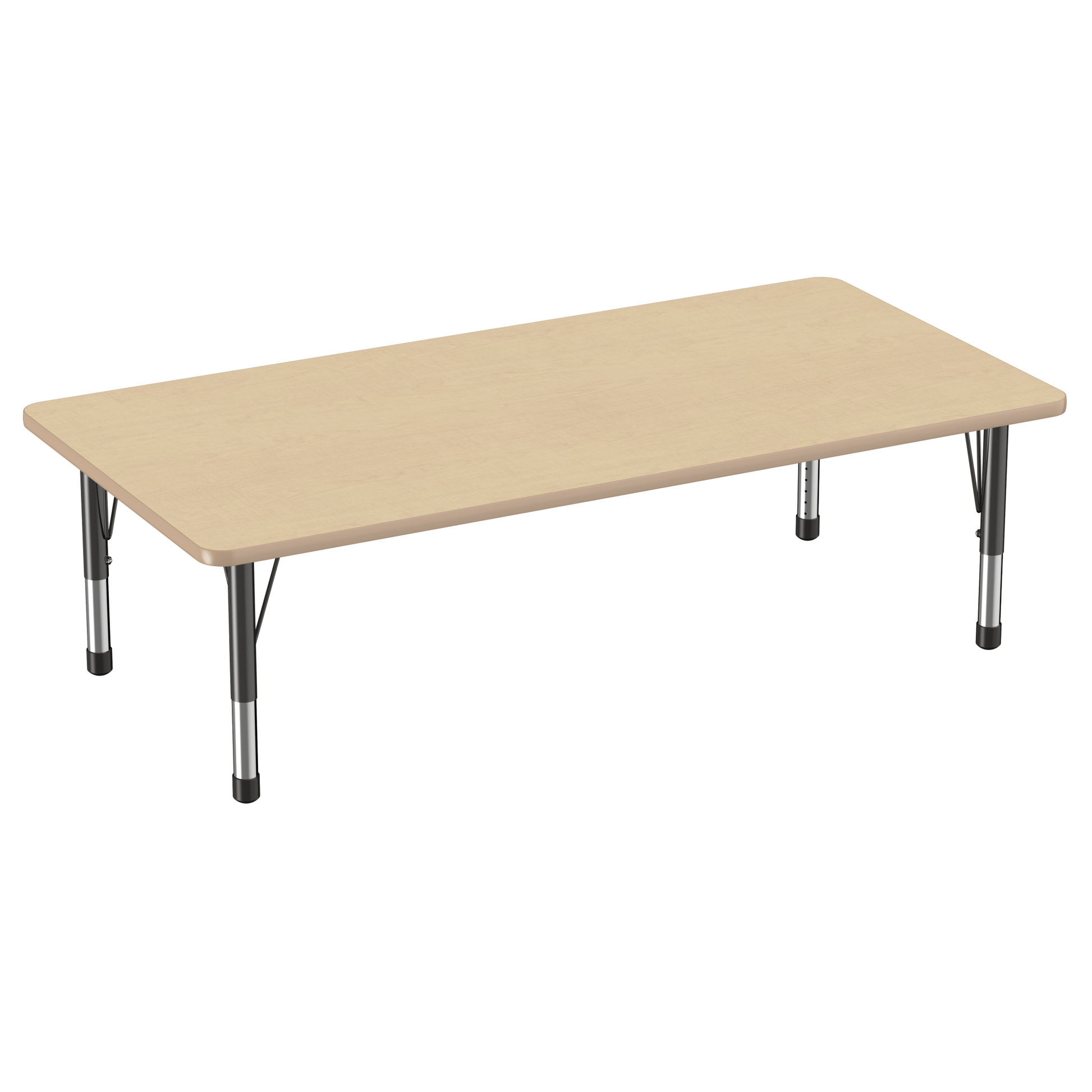 FDP 36" x 72" Rectangle T - Molding Activity Table with Adjustable Chunky Legs (FDP - 10037 - XX) - SchoolOutlet