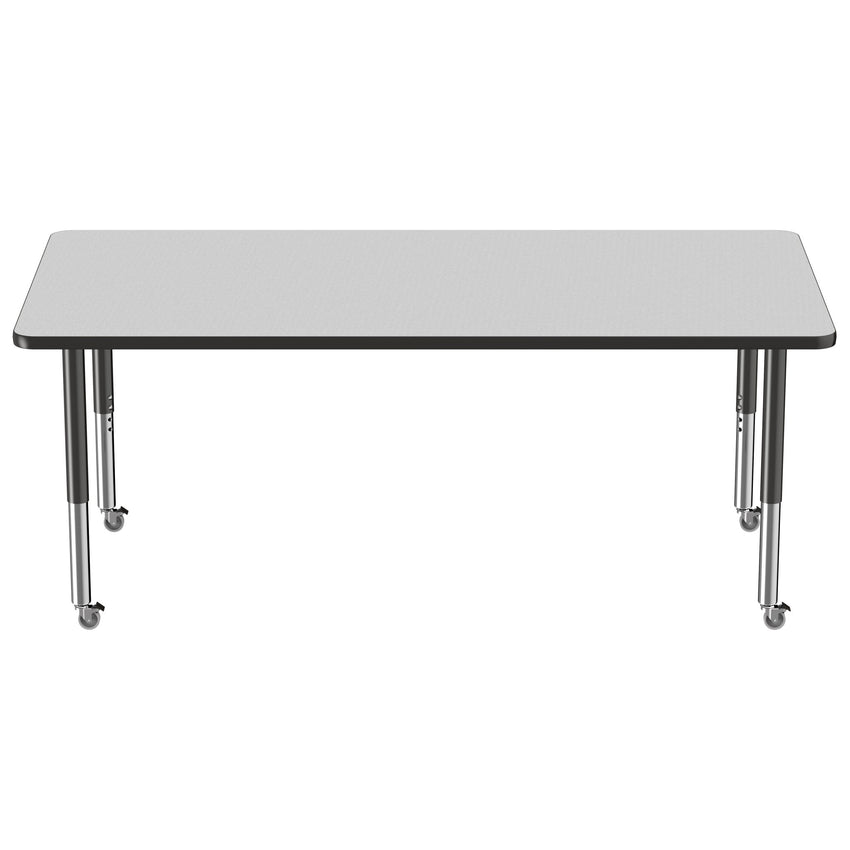 FDP 36" x 72" Rectangle T - Molding Activity Table with Adjustable Super Legs (FDP - 10038 - XX) - SchoolOutlet