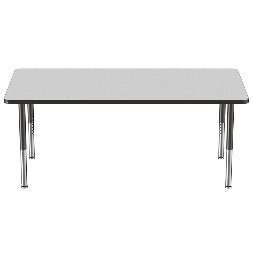FDP 36" x 72" Rectangle T - Molding Activity Table with Adjustable Super Legs (FDP - 10038 - XX) - SchoolOutlet