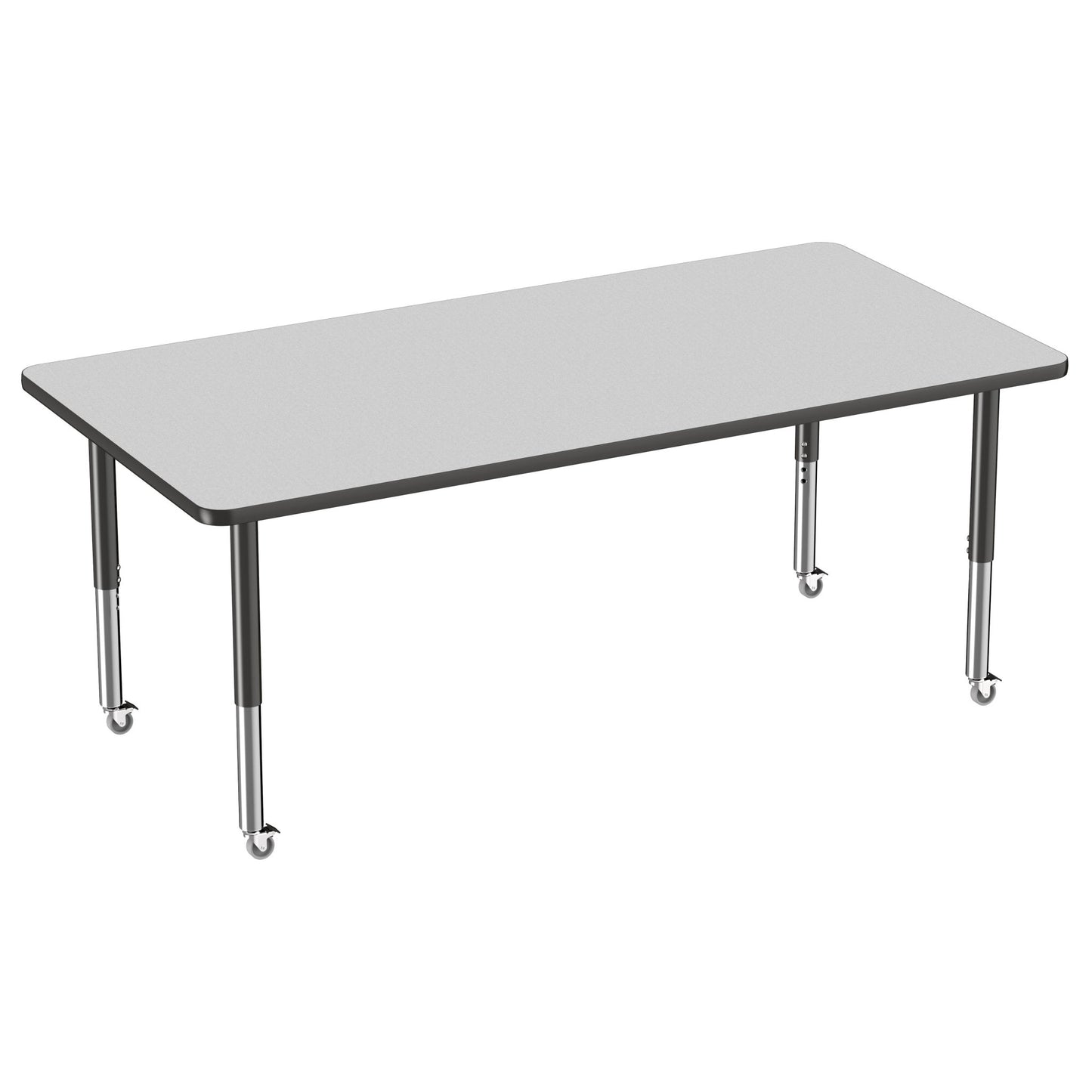 FDP 36" x 72" Rectangle T - Molding Activity Table with Adjustable Super Legs (FDP - 10038 - XX) - SchoolOutlet
