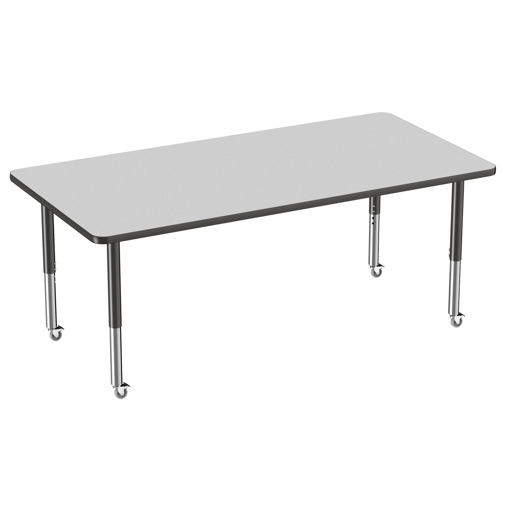 FDP 36" x 72" Rectangle T - Molding Activity Table with Adjustable Super Legs (FDP - 10038 - XX) - SchoolOutlet