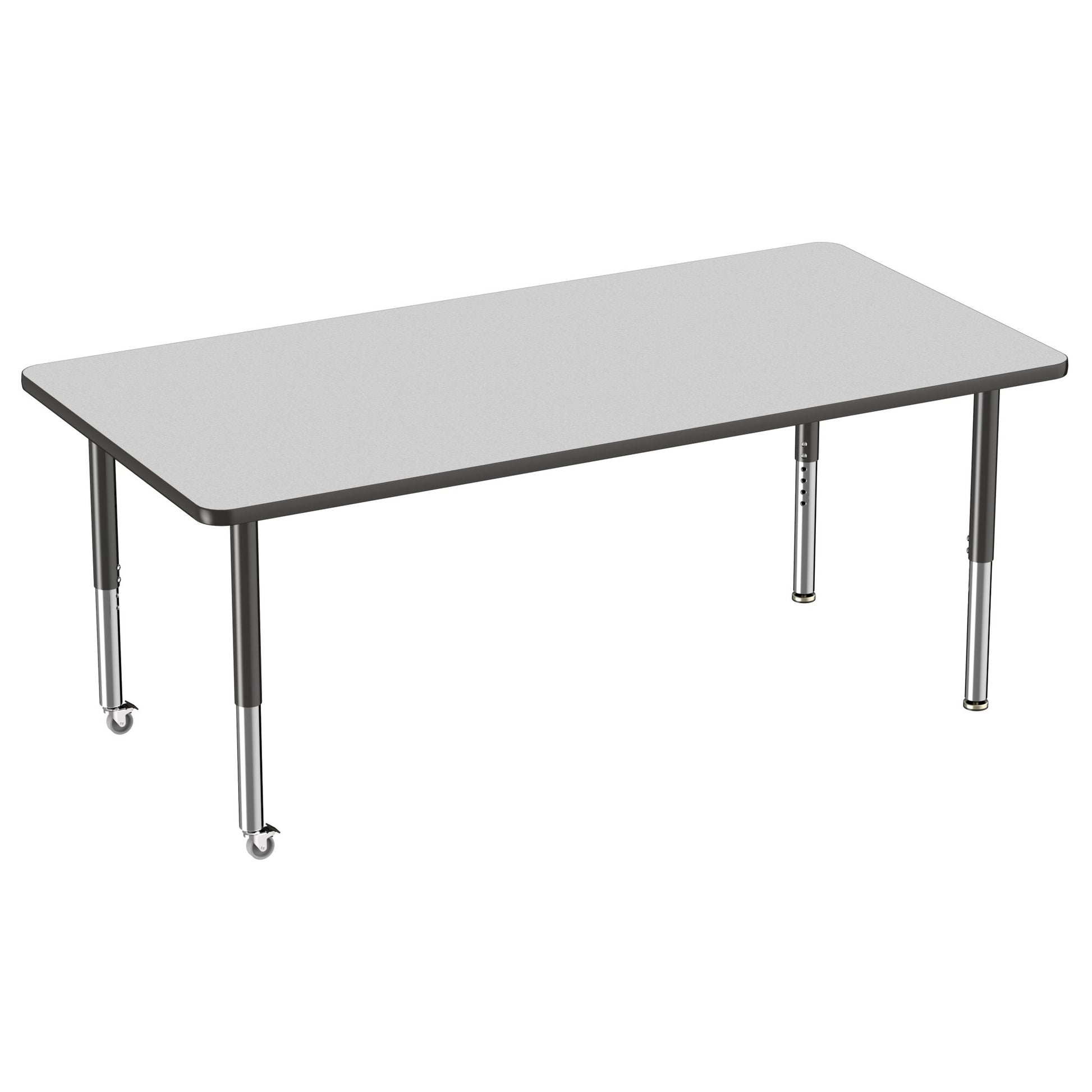 FDP 36" x 72" Rectangle T - Molding Activity Table with Adjustable Super Legs (FDP - 10038 - XX) - SchoolOutlet