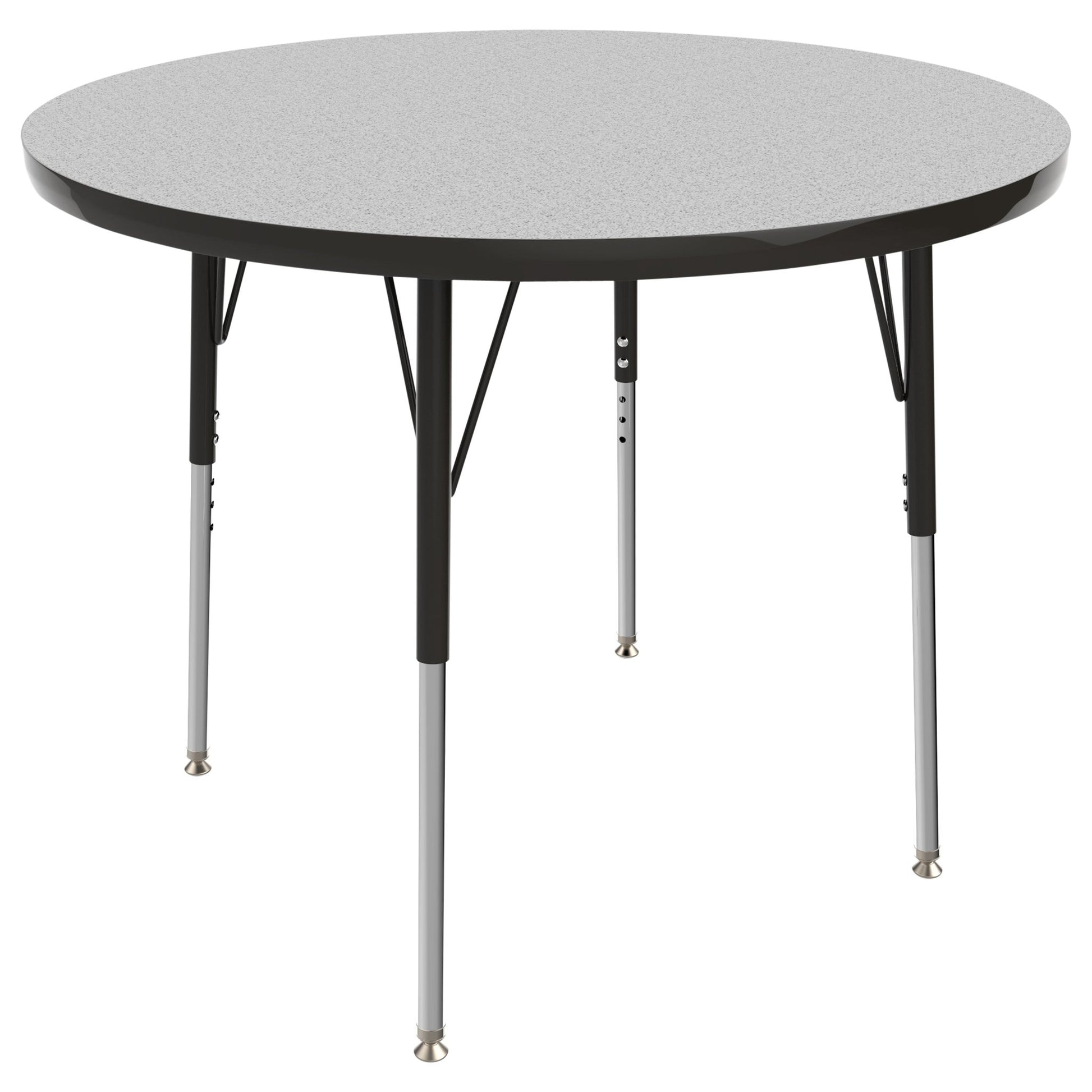 FDP 36" Round T - Molding Activity Table with Adjustable Standard Swivel Glide Legs (FDP - 10039 - XX) - SchoolOutlet