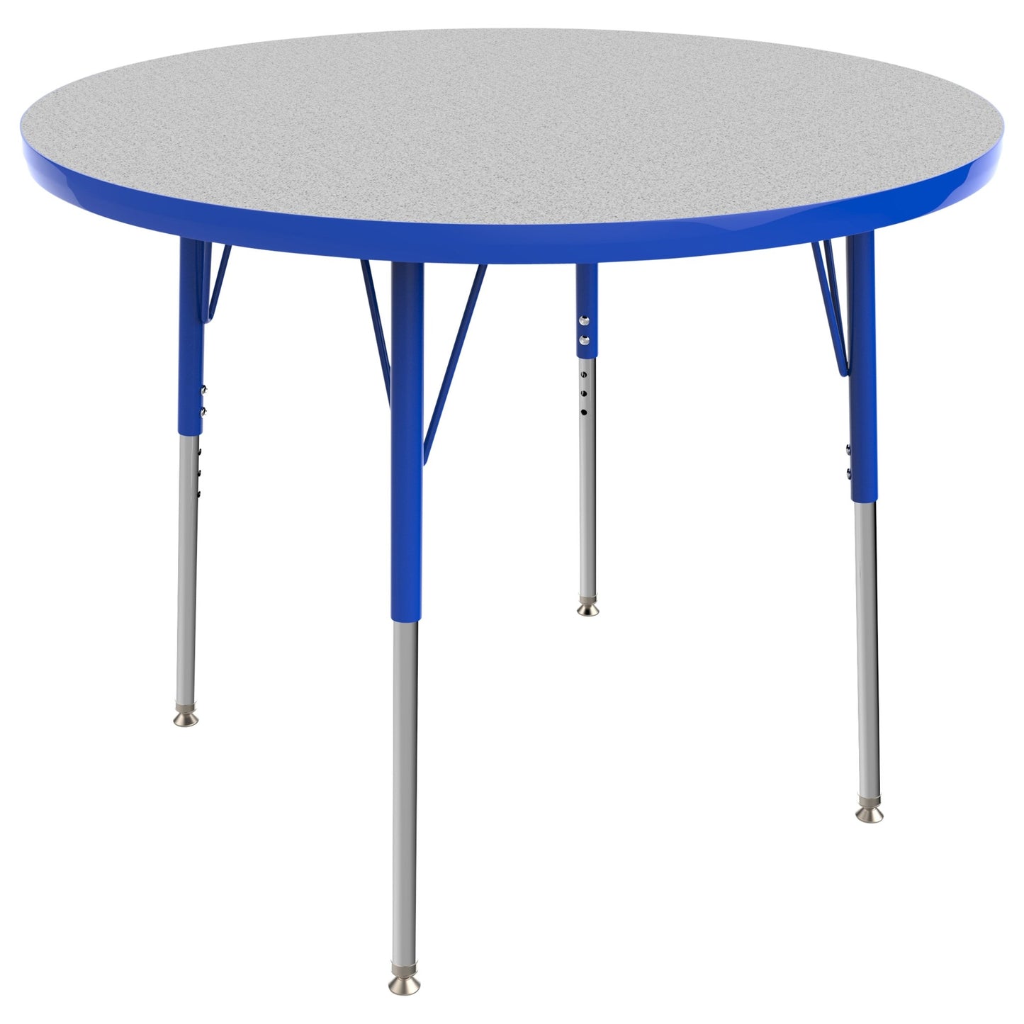 FDP 36" Round T - Molding Activity Table with Adjustable Standard Swivel Glide Legs (FDP - 10039 - XX) - SchoolOutlet