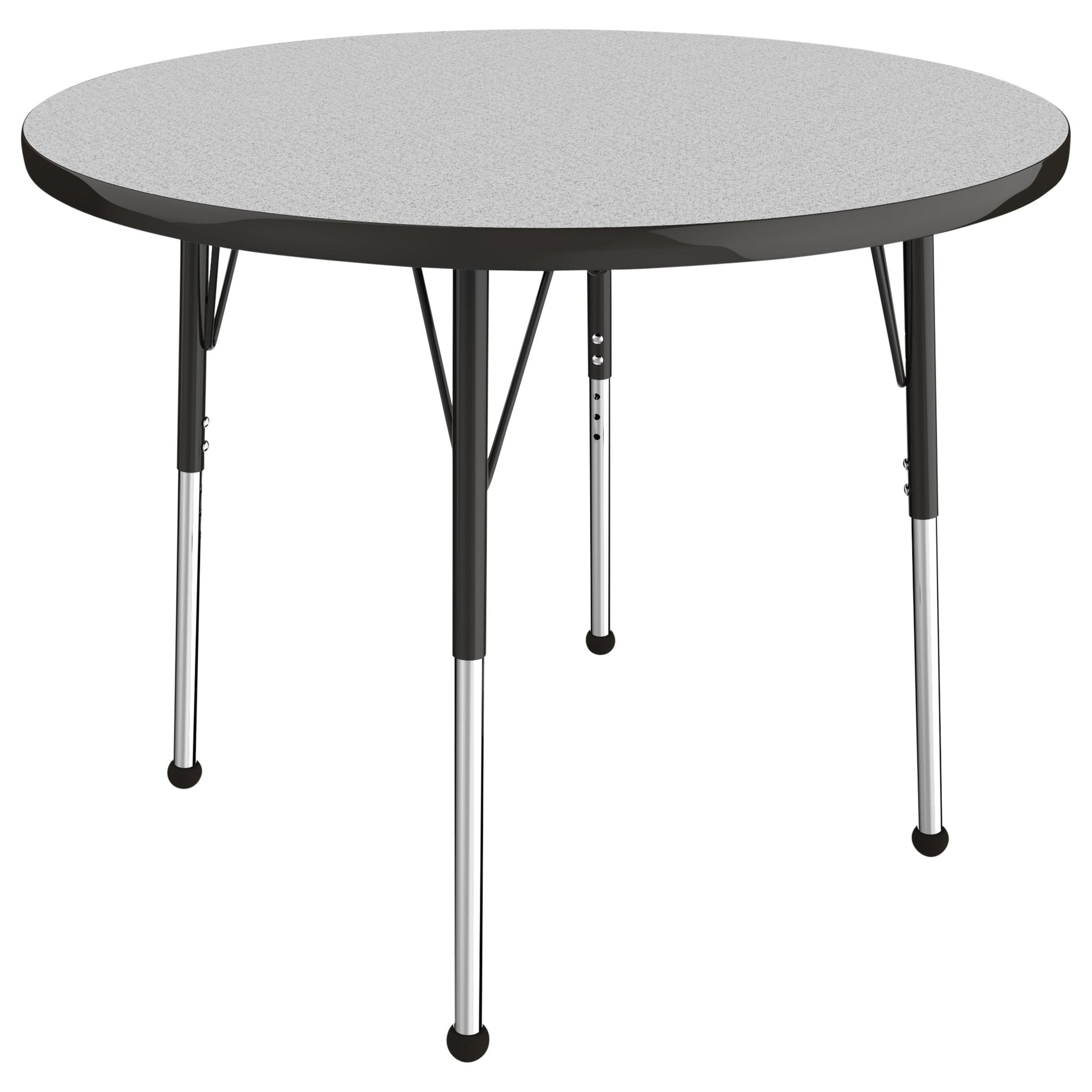 FDP 36" Round T - Molding Activity Table with Adjustable Standard Ball Glide Legs (FDP - 10040 - XX) - SchoolOutlet