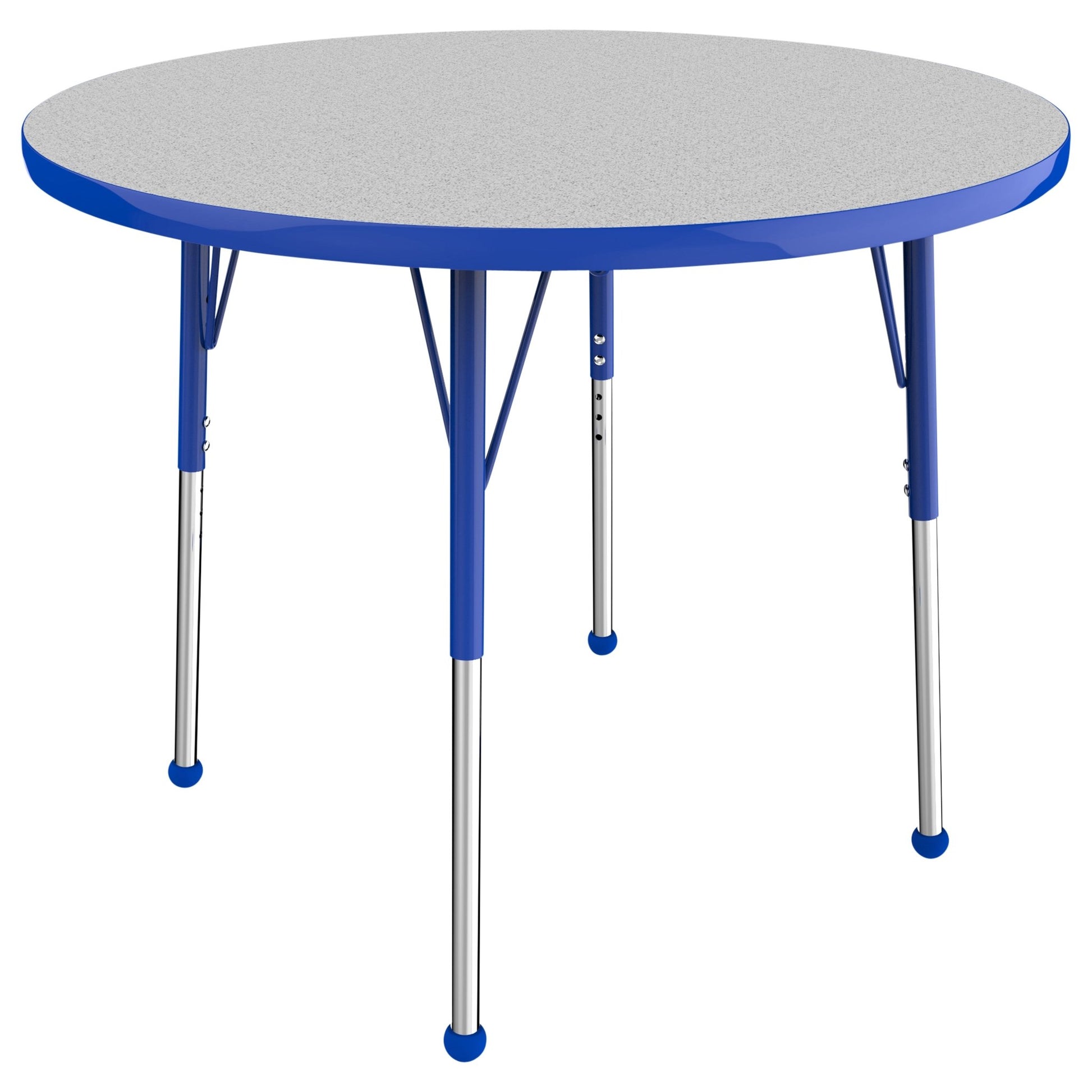 FDP 36" Round T - Molding Activity Table with Adjustable Standard Ball Glide Legs (FDP - 10040 - XX) - SchoolOutlet
