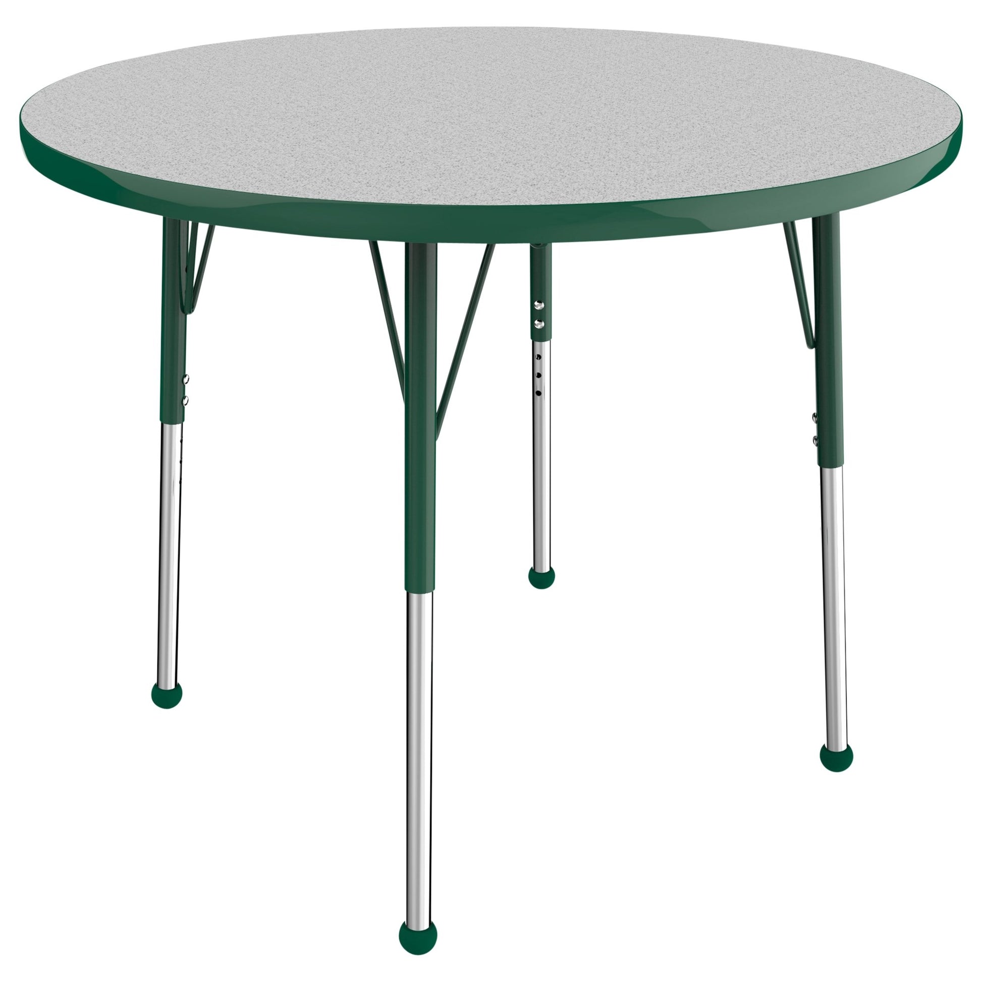 FDP 36" Round T - Molding Activity Table with Adjustable Standard Ball Glide Legs (FDP - 10040 - XX) - SchoolOutlet