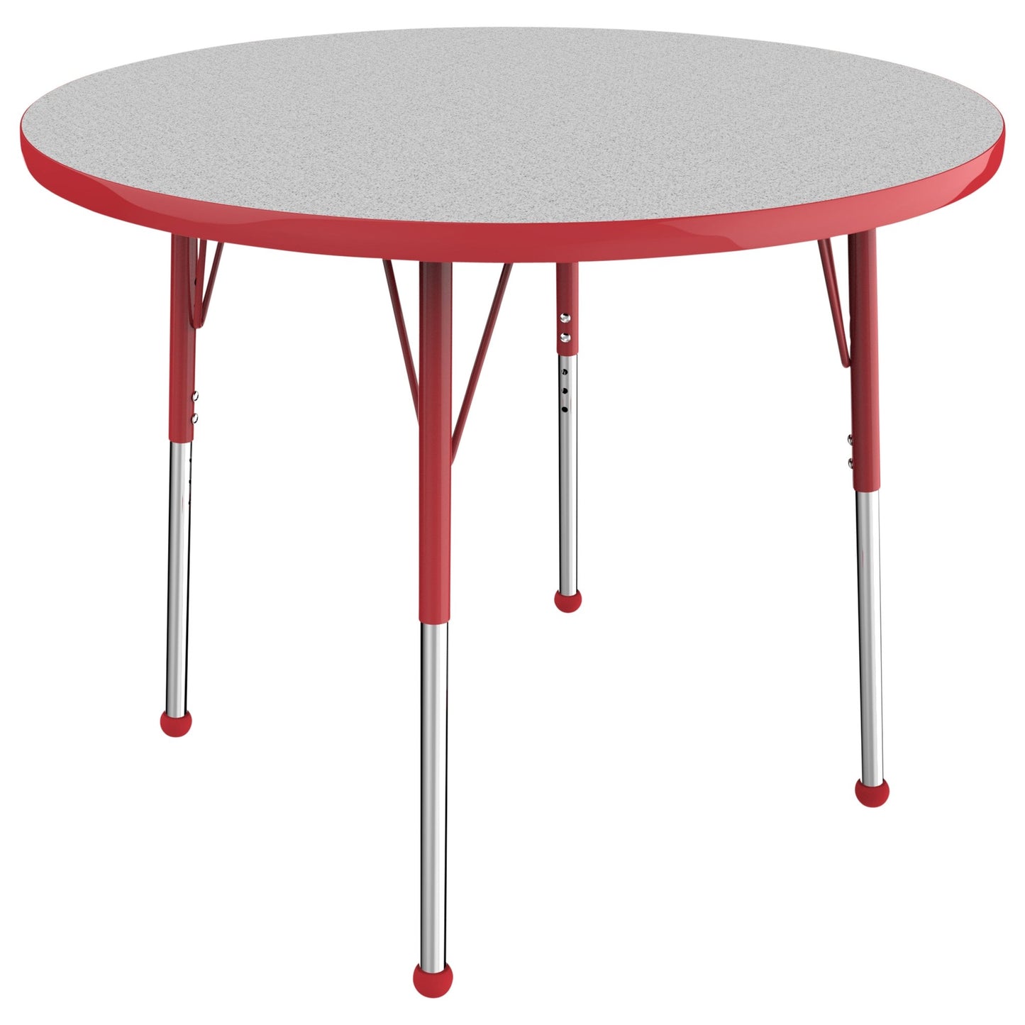 FDP 36" Round T - Molding Activity Table with Adjustable Standard Ball Glide Legs (FDP - 10040 - XX) - SchoolOutlet