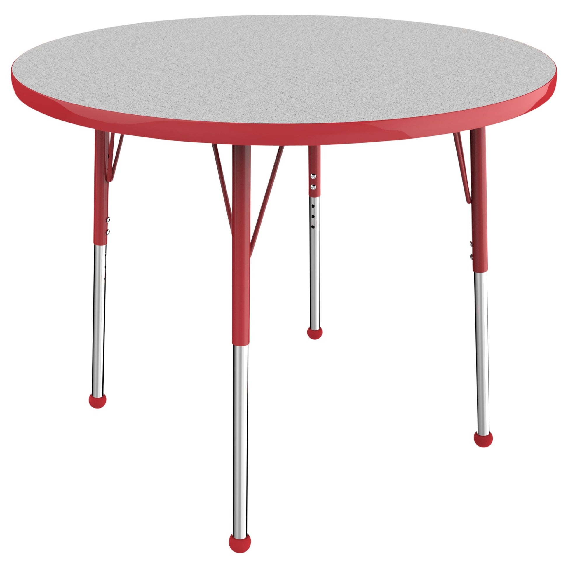 FDP 36" Round T - Molding Activity Table with Adjustable Standard Ball Glide Legs (FDP - 10040 - XX) - SchoolOutlet