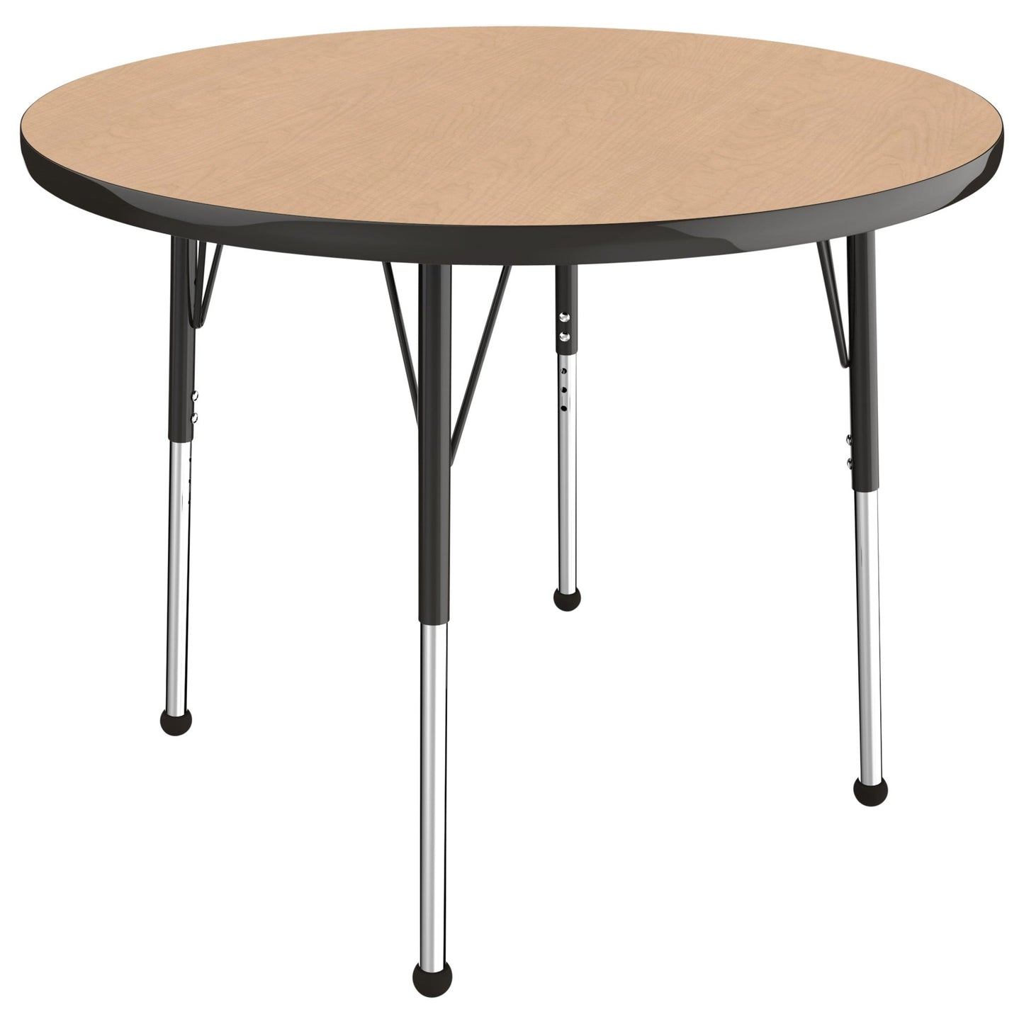 FDP 36" Round T - Molding Activity Table with Adjustable Standard Ball Glide Legs (FDP - 10040 - XX) - SchoolOutlet