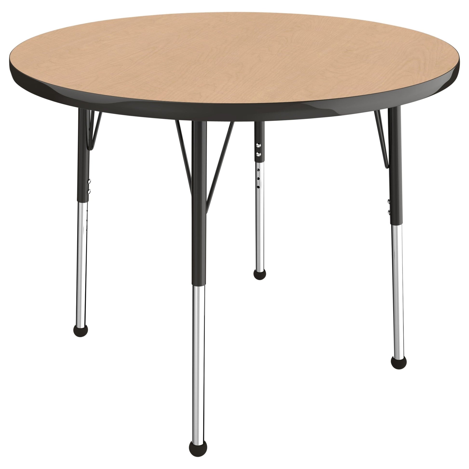 FDP 36" Round T - Molding Activity Table with Adjustable Standard Ball Glide Legs (FDP - 10040 - XX) - SchoolOutlet