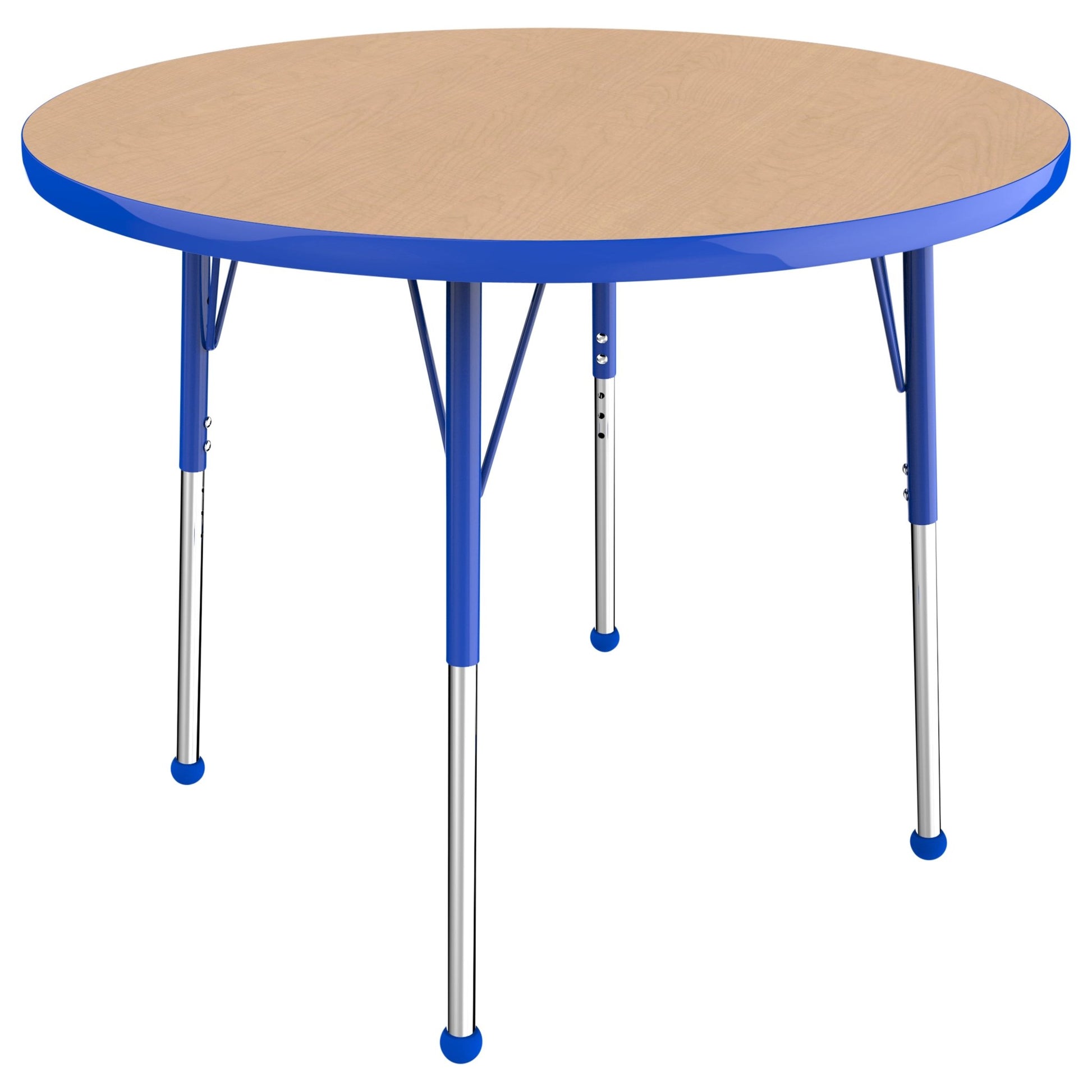 FDP 36" Round T - Molding Activity Table with Adjustable Standard Ball Glide Legs (FDP - 10040 - XX) - SchoolOutlet