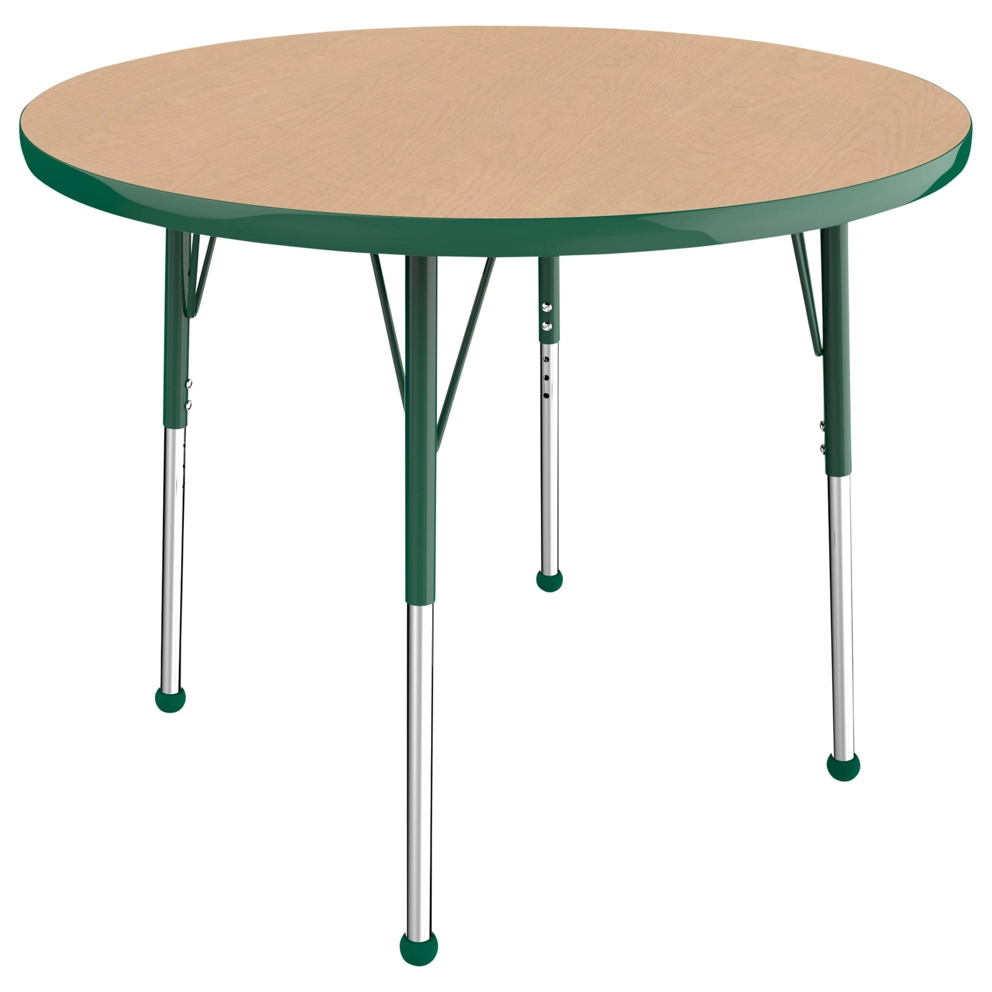 FDP 36" Round T - Molding Activity Table with Adjustable Standard Ball Glide Legs (FDP - 10040 - XX) - SchoolOutlet