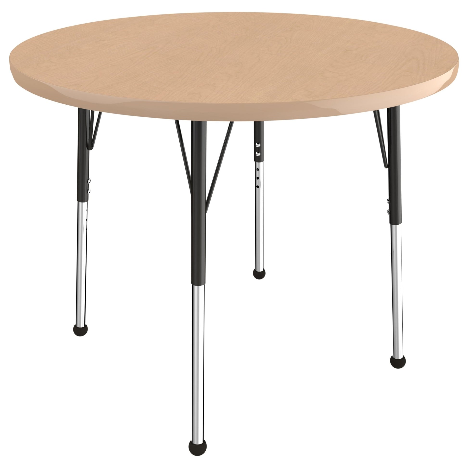 FDP 36" Round T - Molding Activity Table with Adjustable Standard Ball Glide Legs (FDP - 10040 - XX) - SchoolOutlet