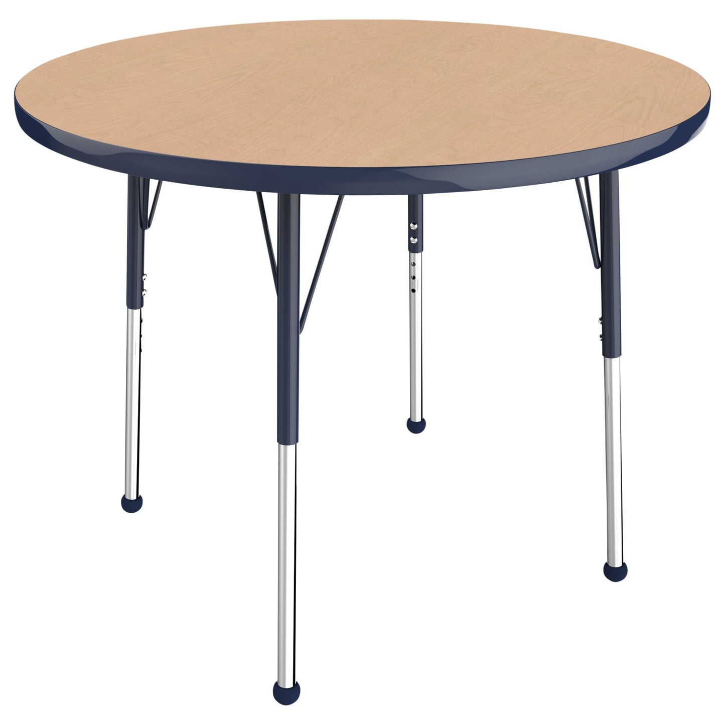 FDP 36" Round T - Molding Activity Table with Adjustable Standard Ball Glide Legs (FDP - 10040 - XX) - SchoolOutlet