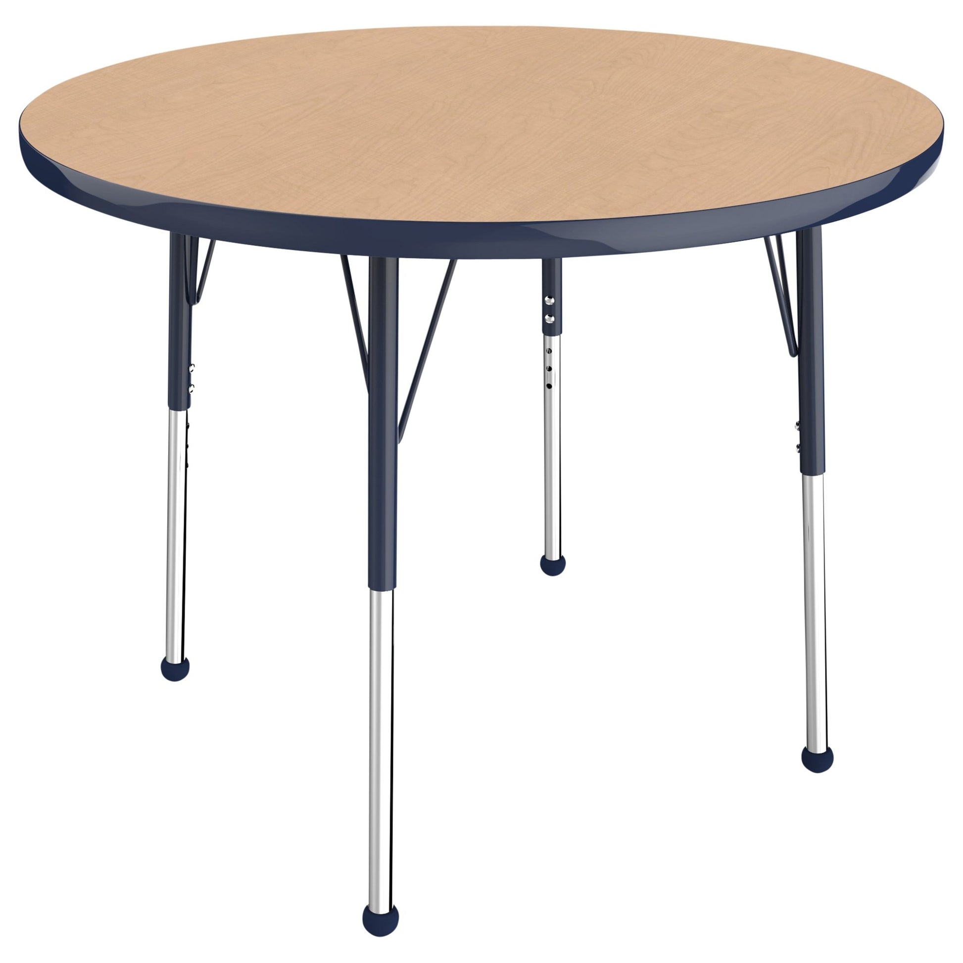 FDP 36" Round T - Molding Activity Table with Adjustable Standard Ball Glide Legs (FDP - 10040 - XX) - SchoolOutlet