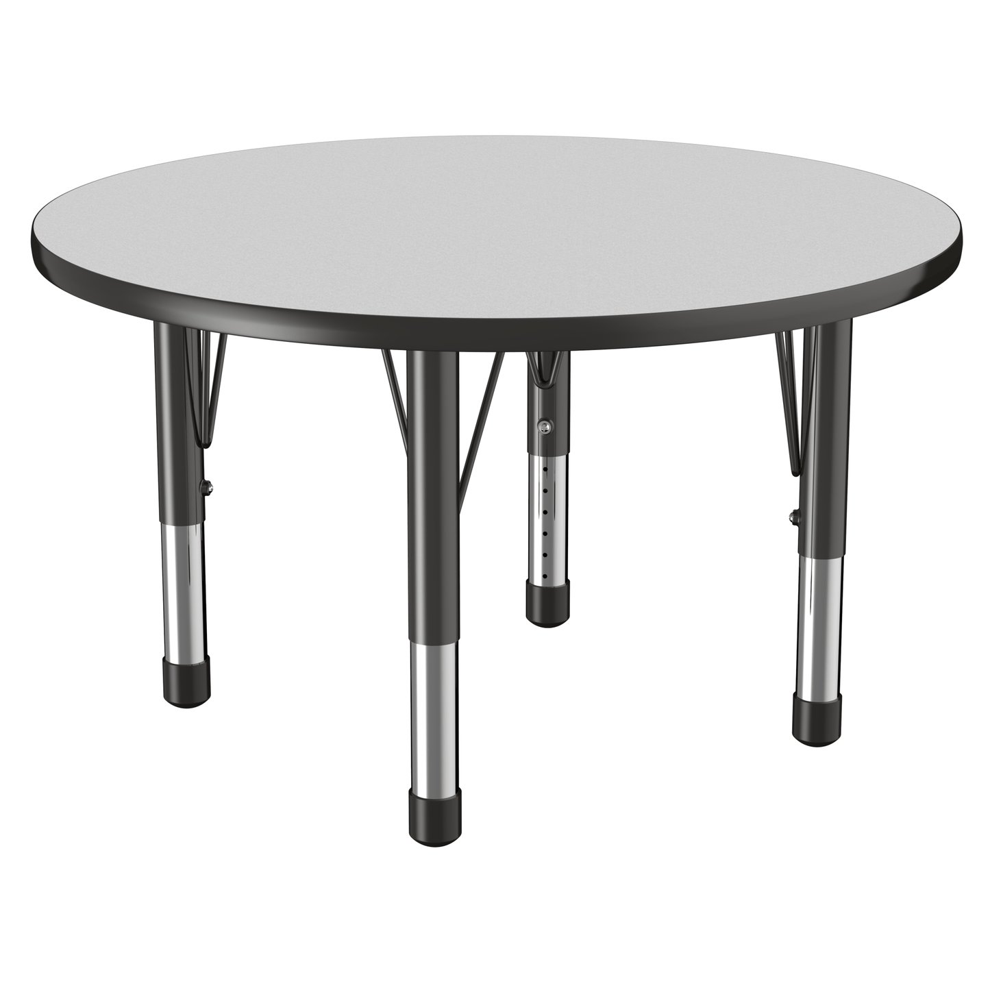 FDP 36" Round T - Molding Activity Table with Adjustable Chunky Legs (FDP - 10041 - XX) - SchoolOutlet