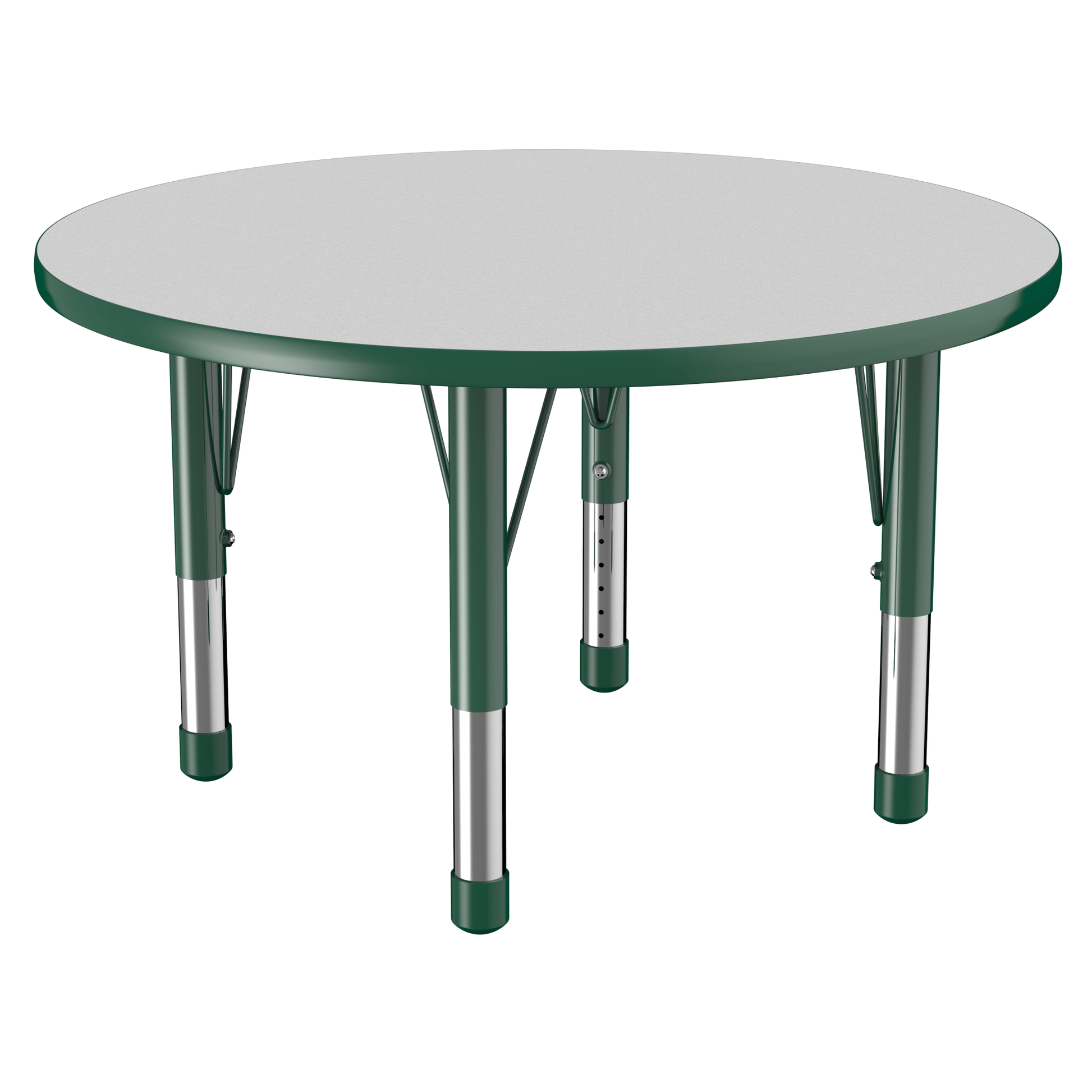 FDP 36" Round T - Molding Activity Table with Adjustable Chunky Legs (FDP - 10041 - XX) - SchoolOutlet