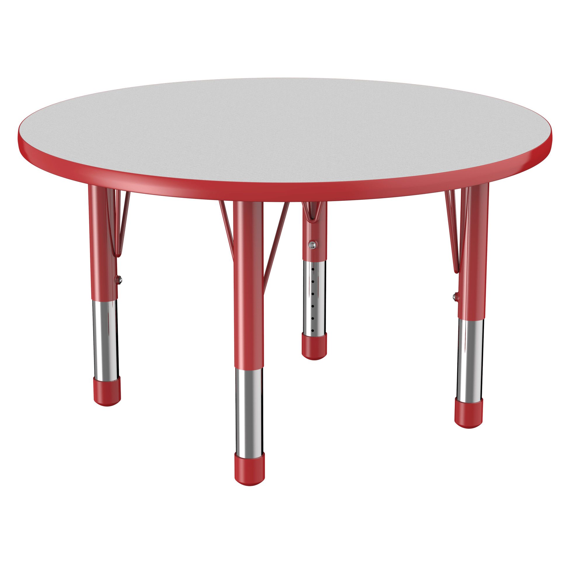 FDP 36" Round T - Molding Activity Table with Adjustable Chunky Legs (FDP - 10041 - XX) - SchoolOutlet