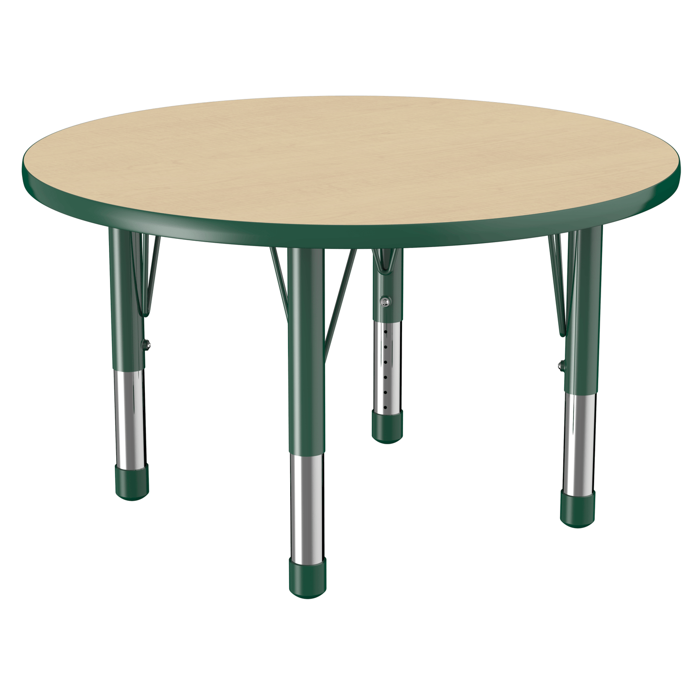 FDP 36" Round T - Molding Activity Table with Adjustable Chunky Legs (FDP - 10041 - XX) - SchoolOutlet