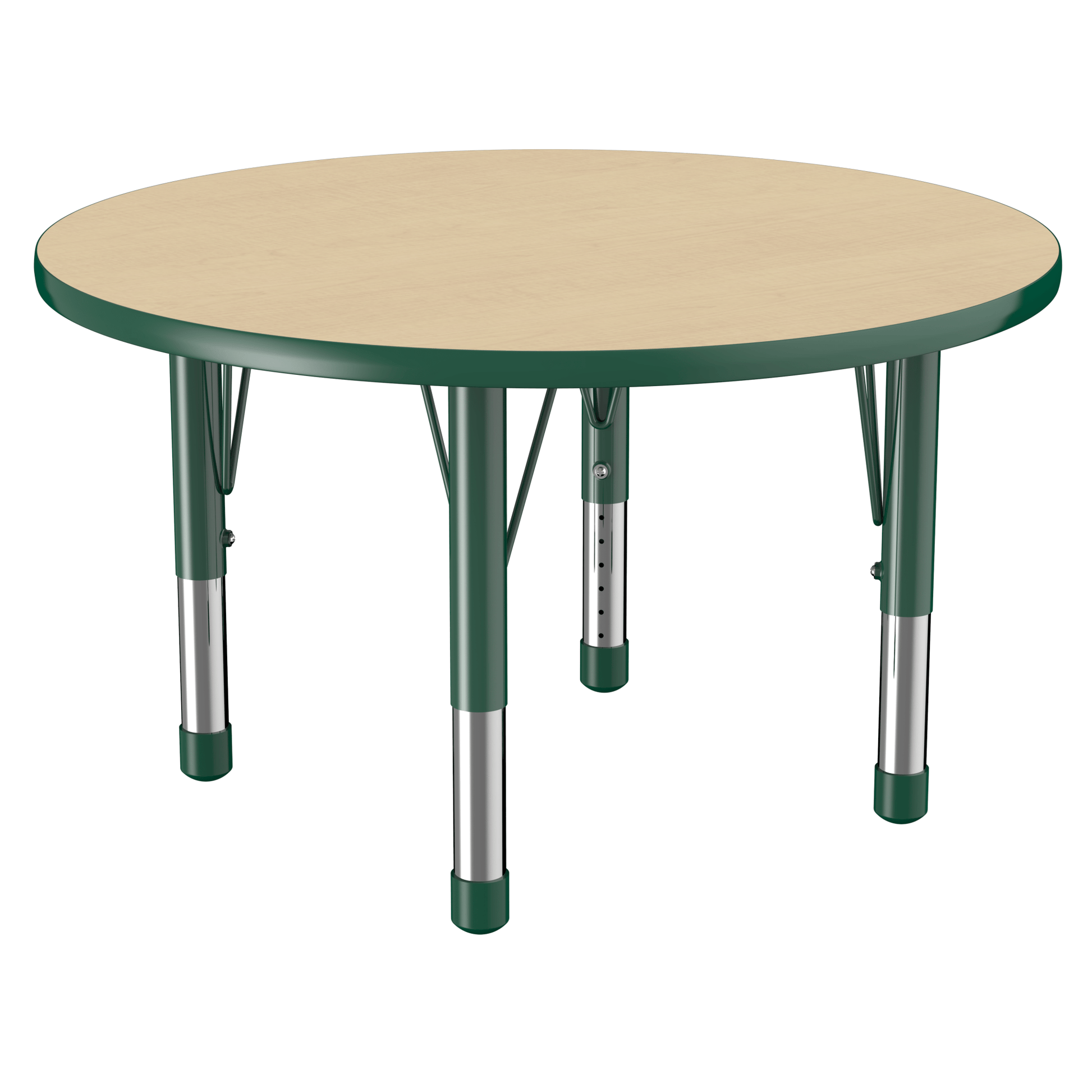 FDP 36" Round T - Molding Activity Table with Adjustable Chunky Legs (FDP - 10041 - XX) - SchoolOutlet