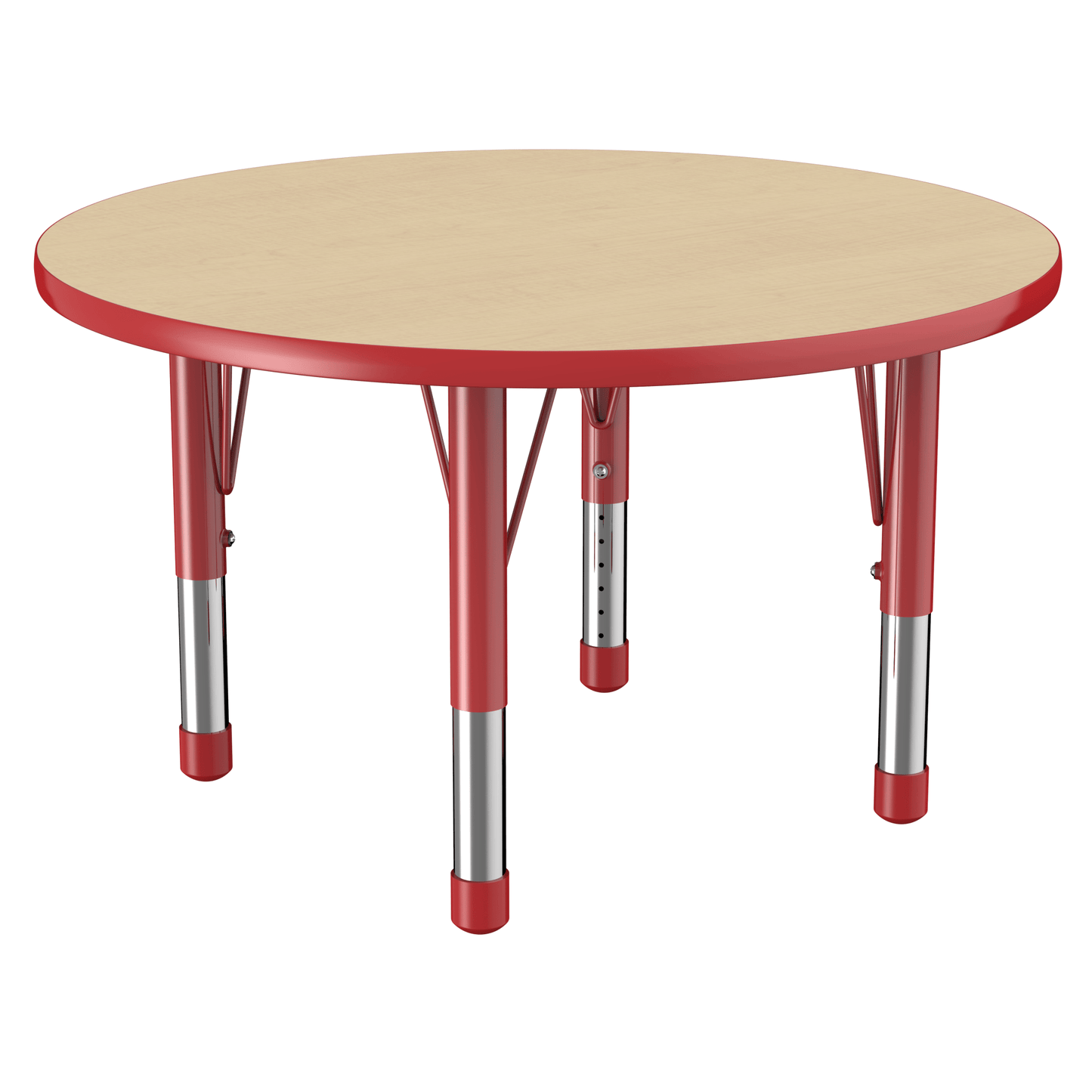 FDP 36" Round T - Molding Activity Table with Adjustable Chunky Legs (FDP - 10041 - XX) - SchoolOutlet