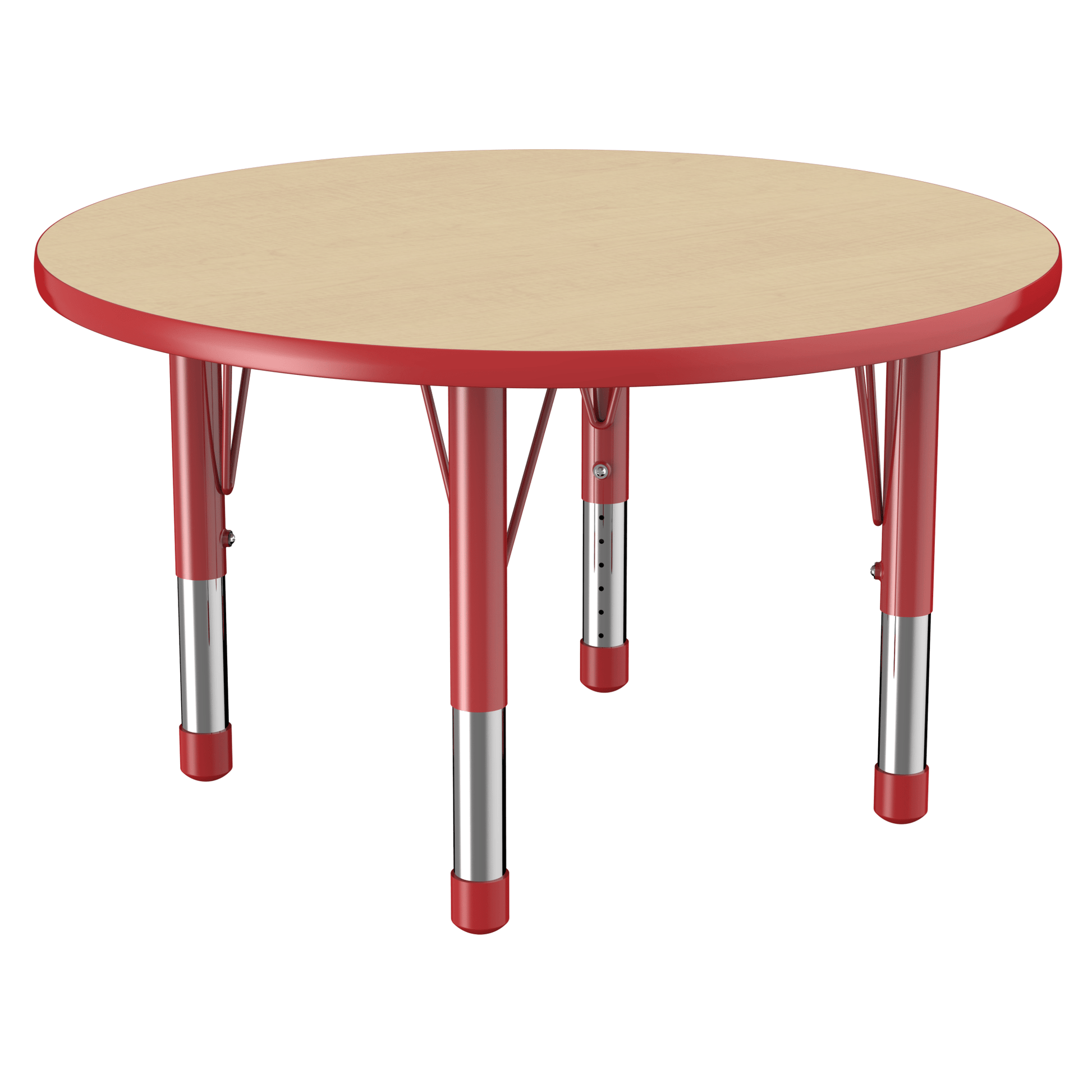 FDP 36" Round T - Molding Activity Table with Adjustable Chunky Legs (FDP - 10041 - XX) - SchoolOutlet