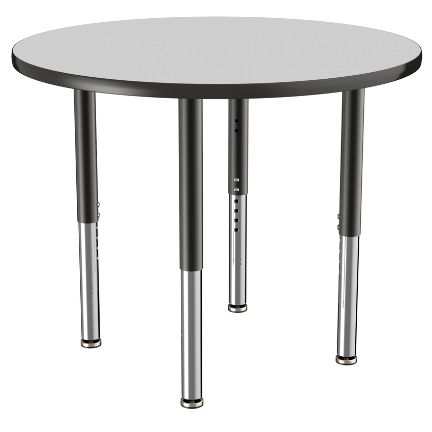 FDP 36" Round T - Molding Activity Table with Adjustable Super Legs (FDP - 10042 - XX) - SchoolOutlet