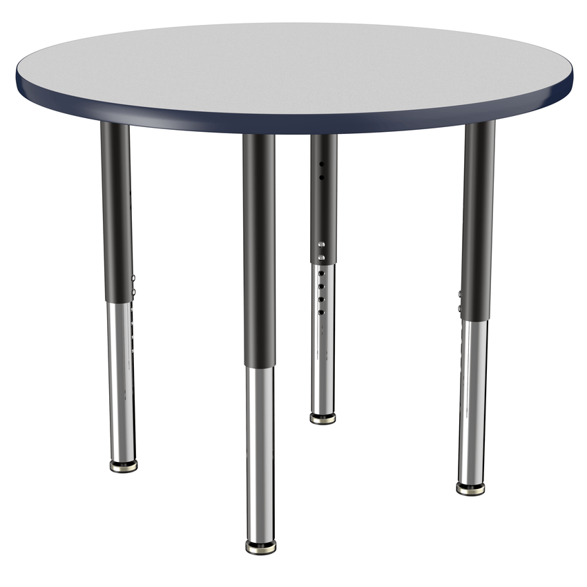 FDP 36" Round T - Molding Activity Table with Adjustable Super Legs (FDP - 10042 - XX) - SchoolOutlet