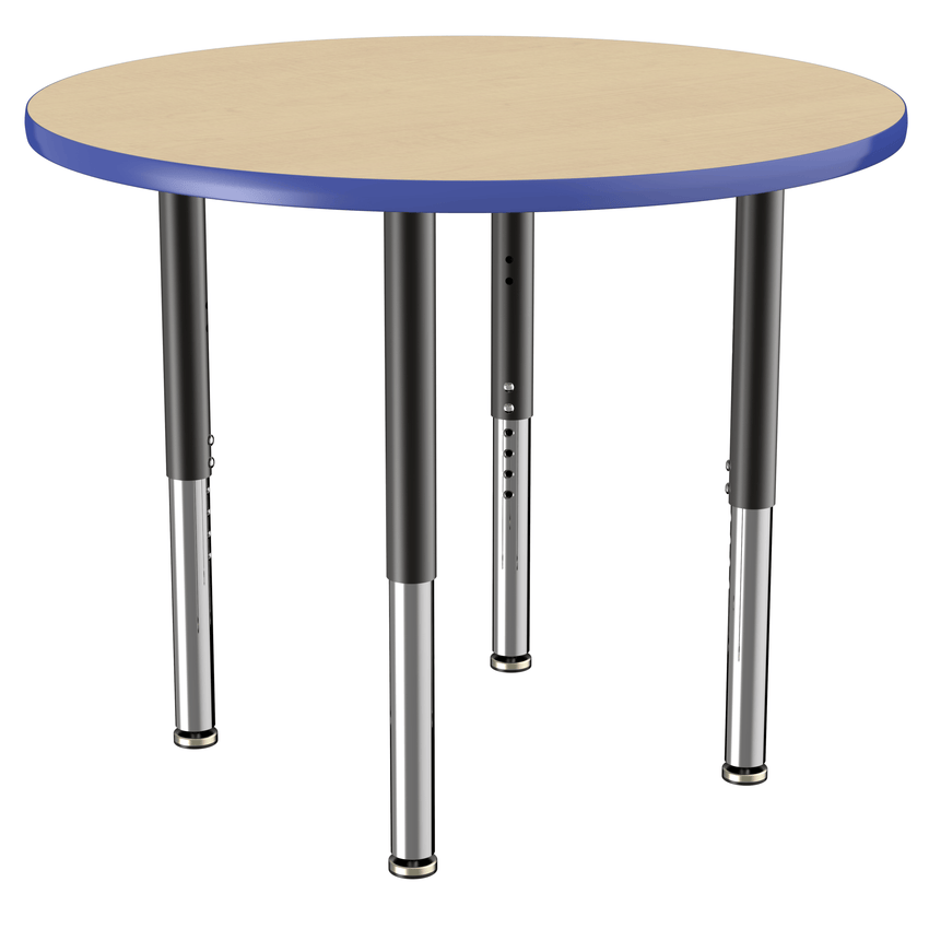 FDP 36" Round T - Molding Activity Table with Adjustable Super Legs (FDP - 10042 - XX) - SchoolOutlet