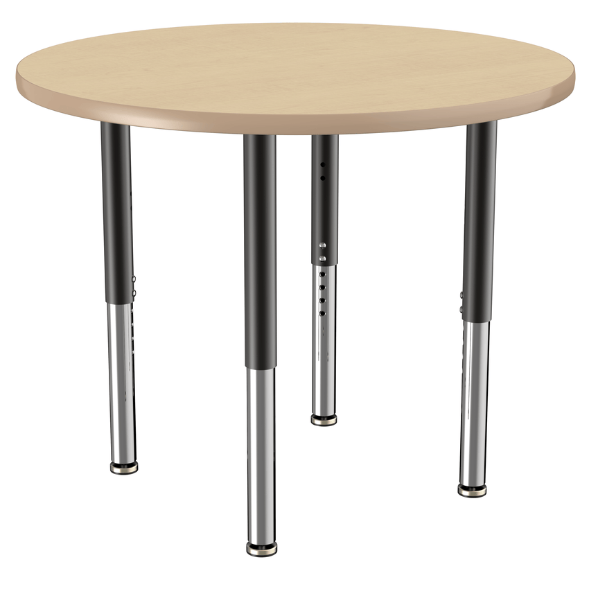 FDP 36" Round T - Molding Activity Table with Adjustable Super Legs (FDP - 10042 - XX) - SchoolOutlet