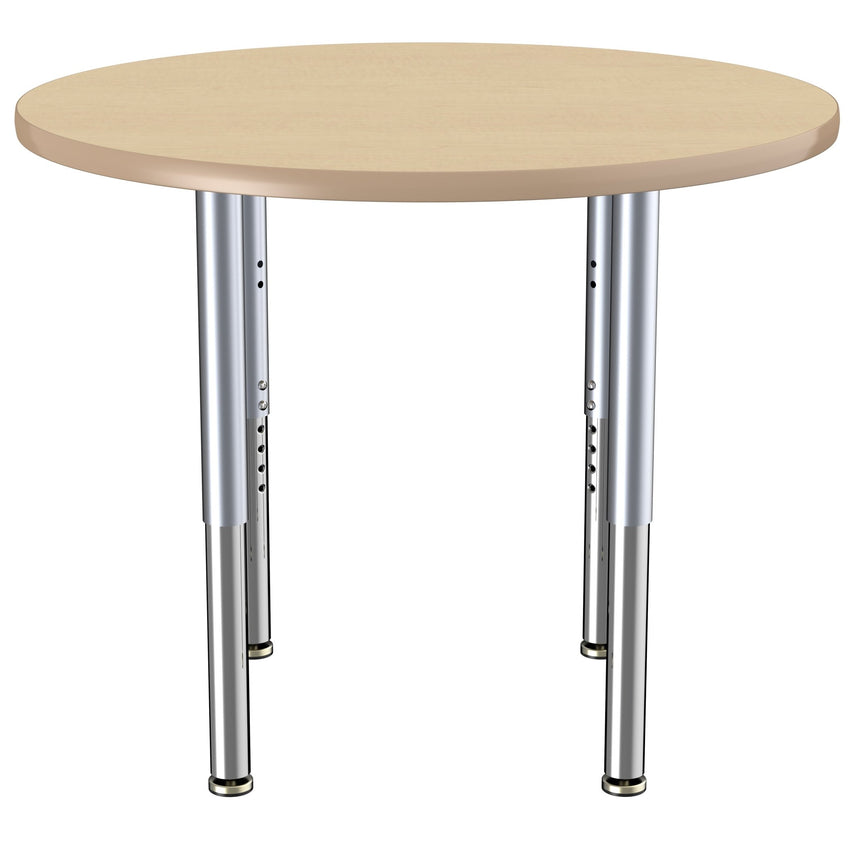 FDP 36" Round T - Molding Activity Table with Adjustable Super Legs (FDP - 10042 - XX) - SchoolOutlet