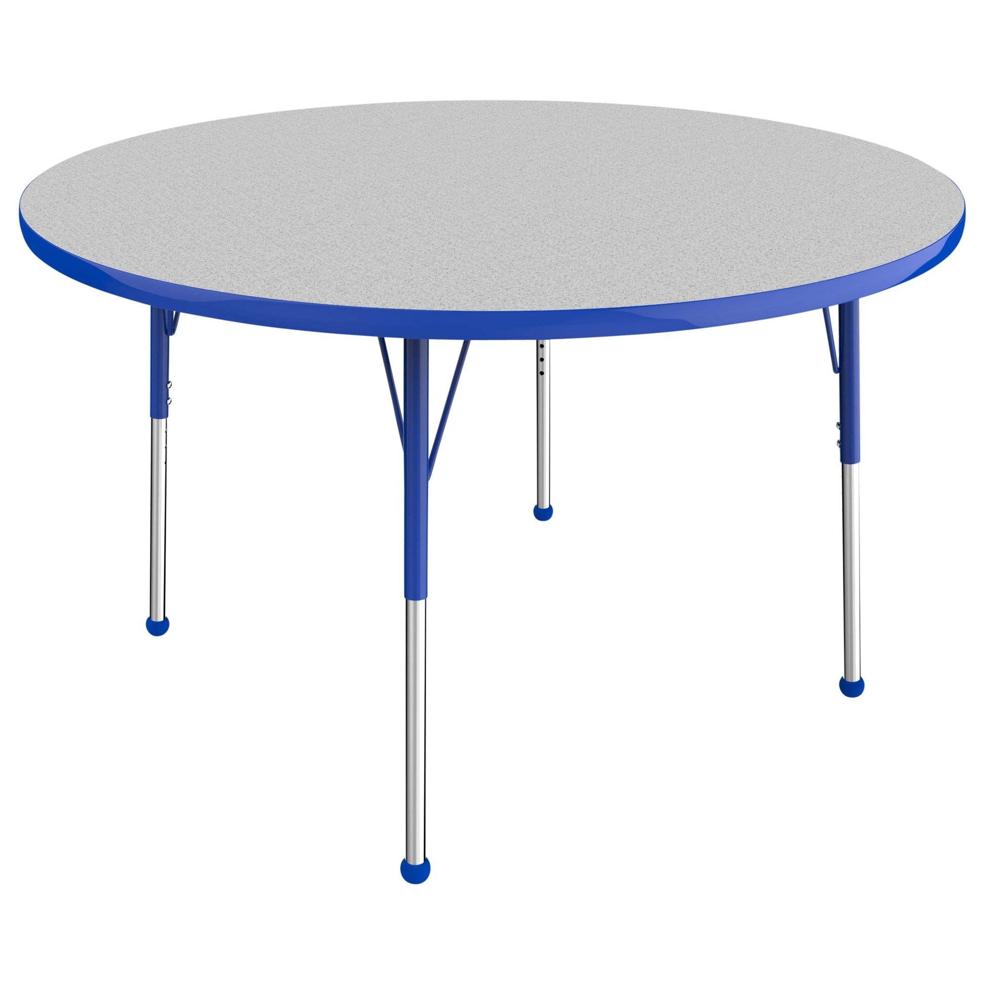 FDP 48" Round T - Molding Activity Table with Adjustable Standard Ball Glide Legs (FDP - 10044 - XX) - SchoolOutlet