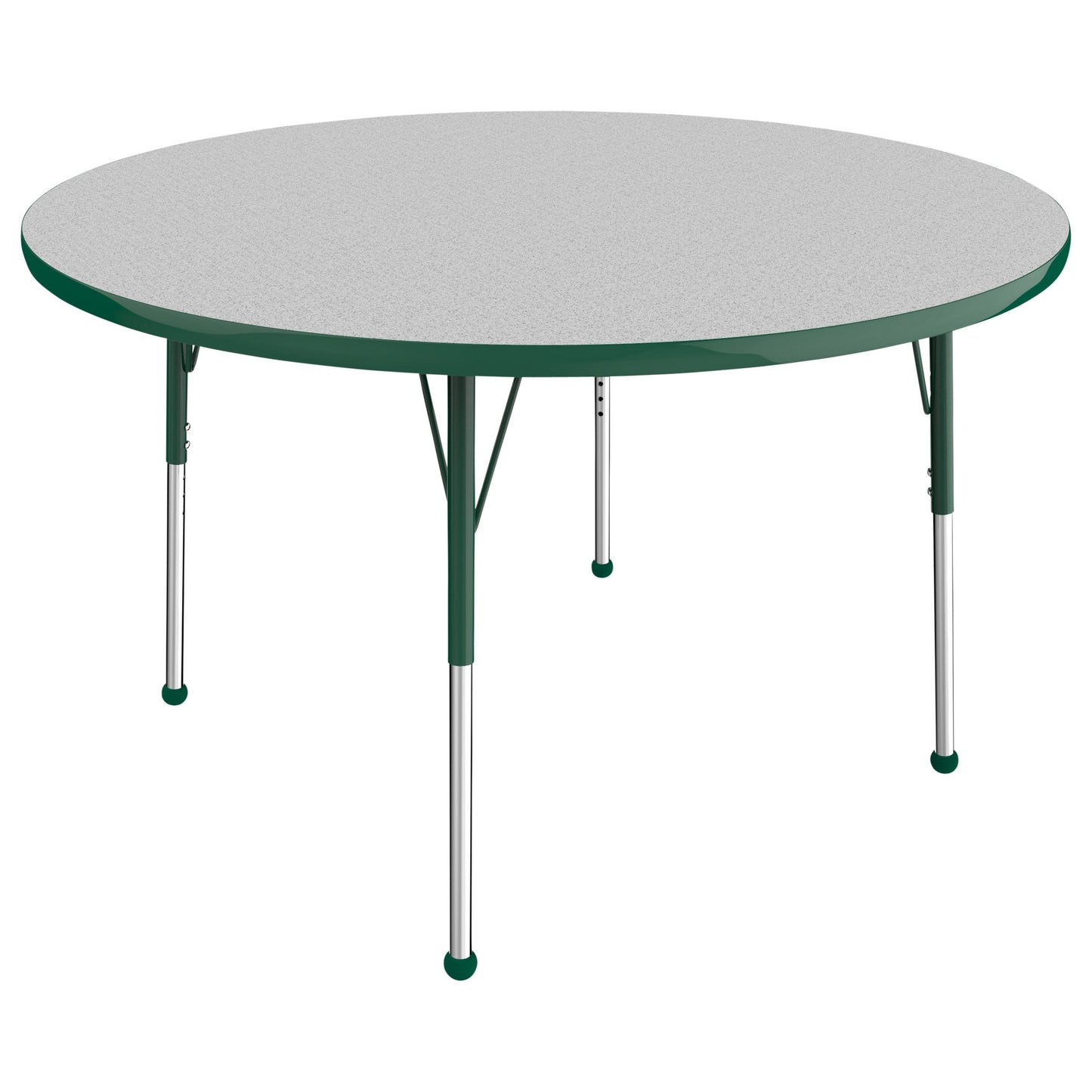 FDP 48" Round T - Molding Activity Table with Adjustable Standard Ball Glide Legs (FDP - 10044 - XX) - SchoolOutlet