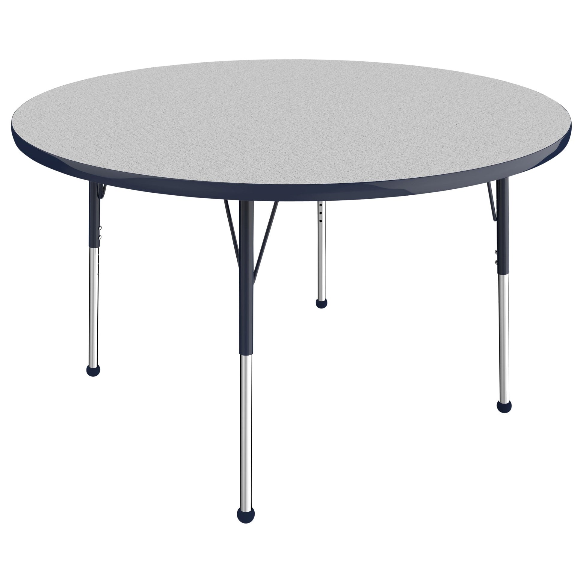 FDP 48" Round T - Molding Activity Table with Adjustable Standard Ball Glide Legs (FDP - 10044 - XX) - SchoolOutlet