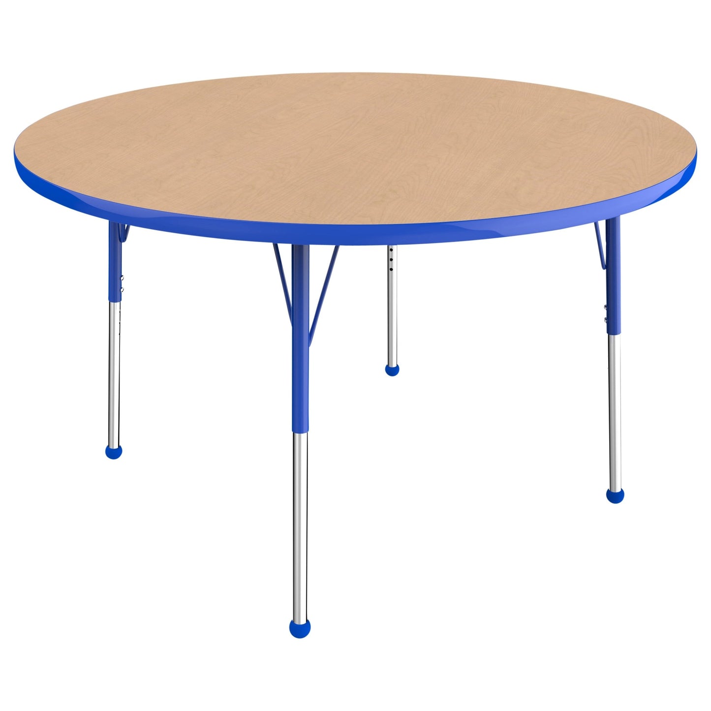 FDP 48" Round T - Molding Activity Table with Adjustable Standard Ball Glide Legs (FDP - 10044 - XX) - SchoolOutlet