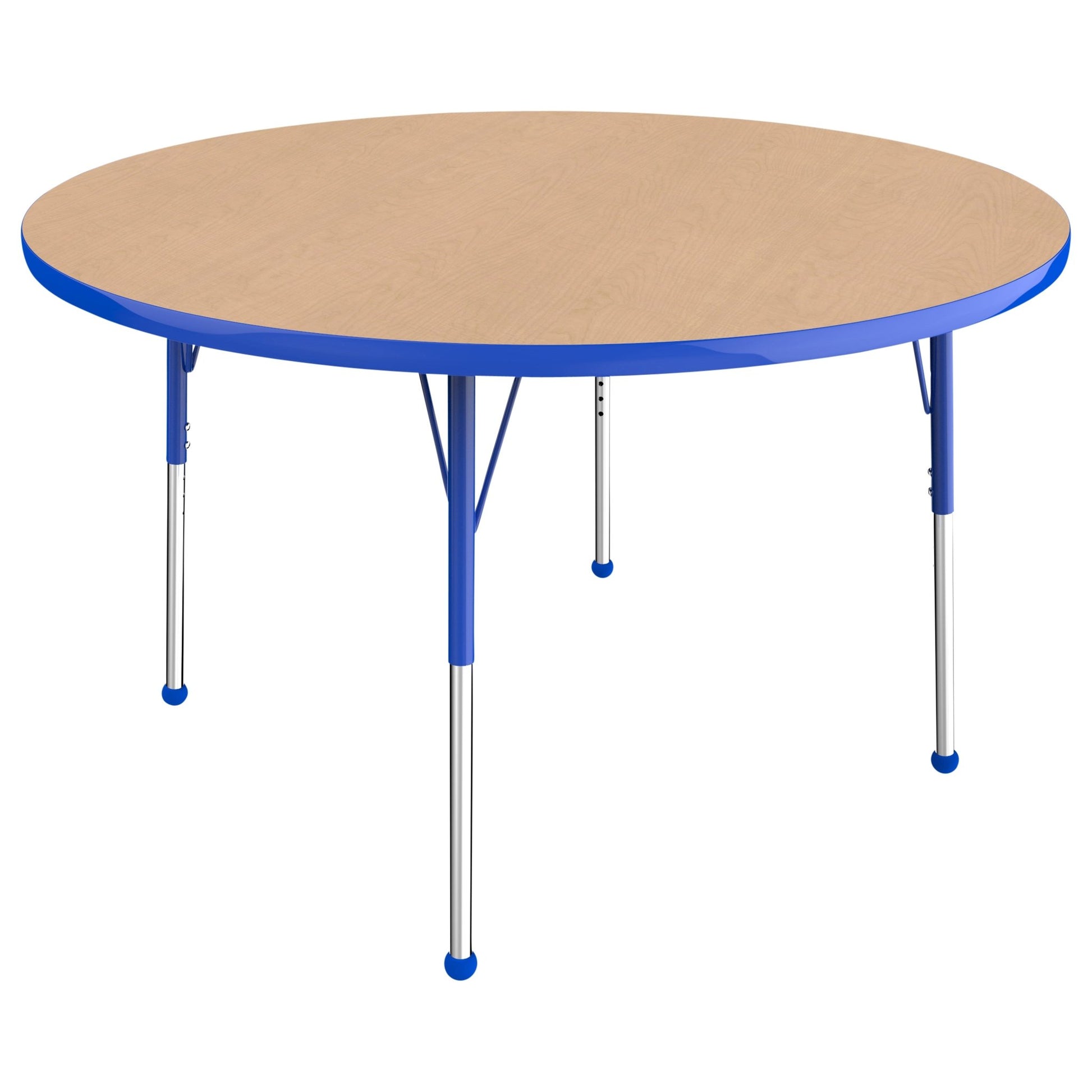 FDP 48" Round T - Molding Activity Table with Adjustable Standard Ball Glide Legs (FDP - 10044 - XX) - SchoolOutlet