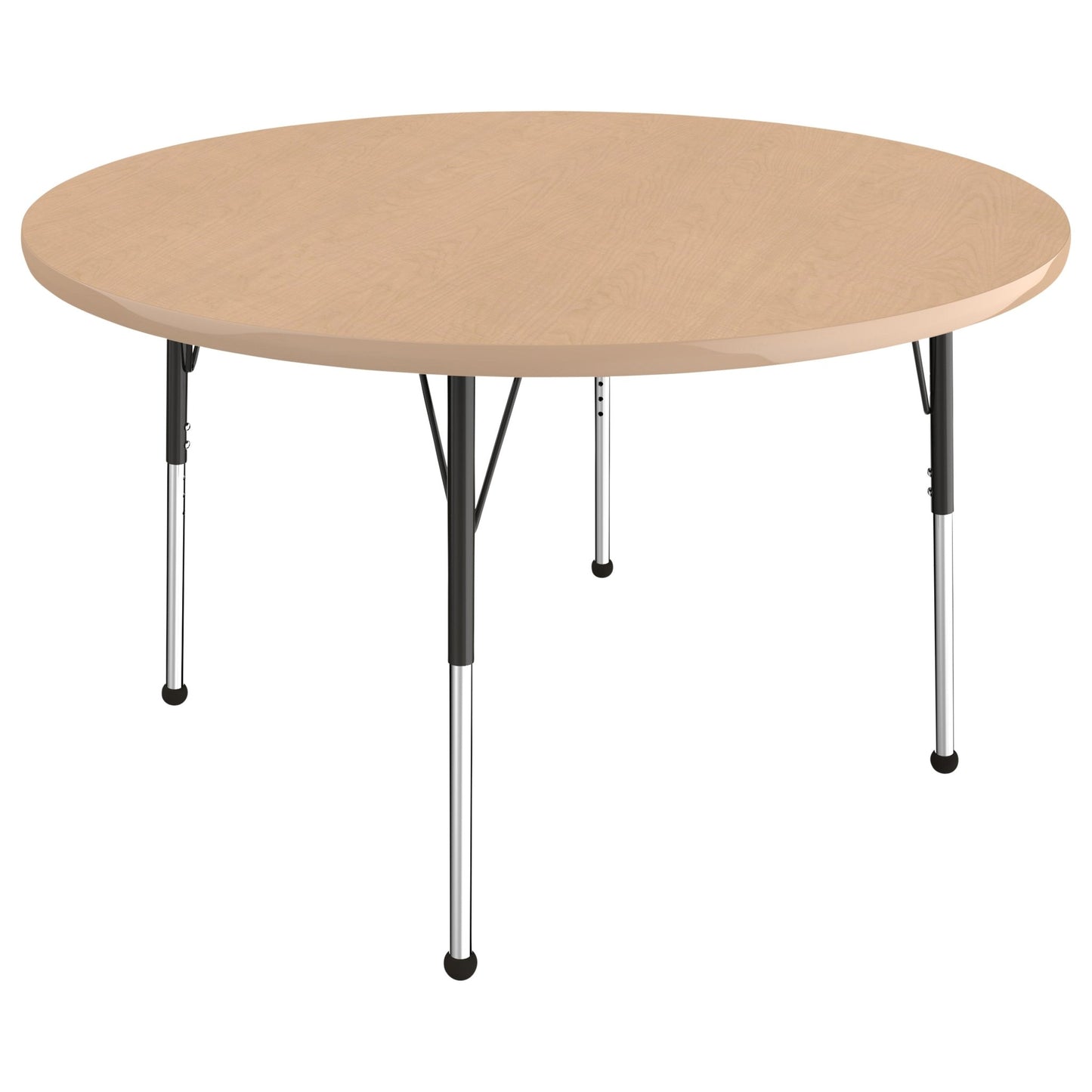 FDP 48" Round T - Molding Activity Table with Adjustable Standard Ball Glide Legs (FDP - 10044 - XX) - SchoolOutlet
