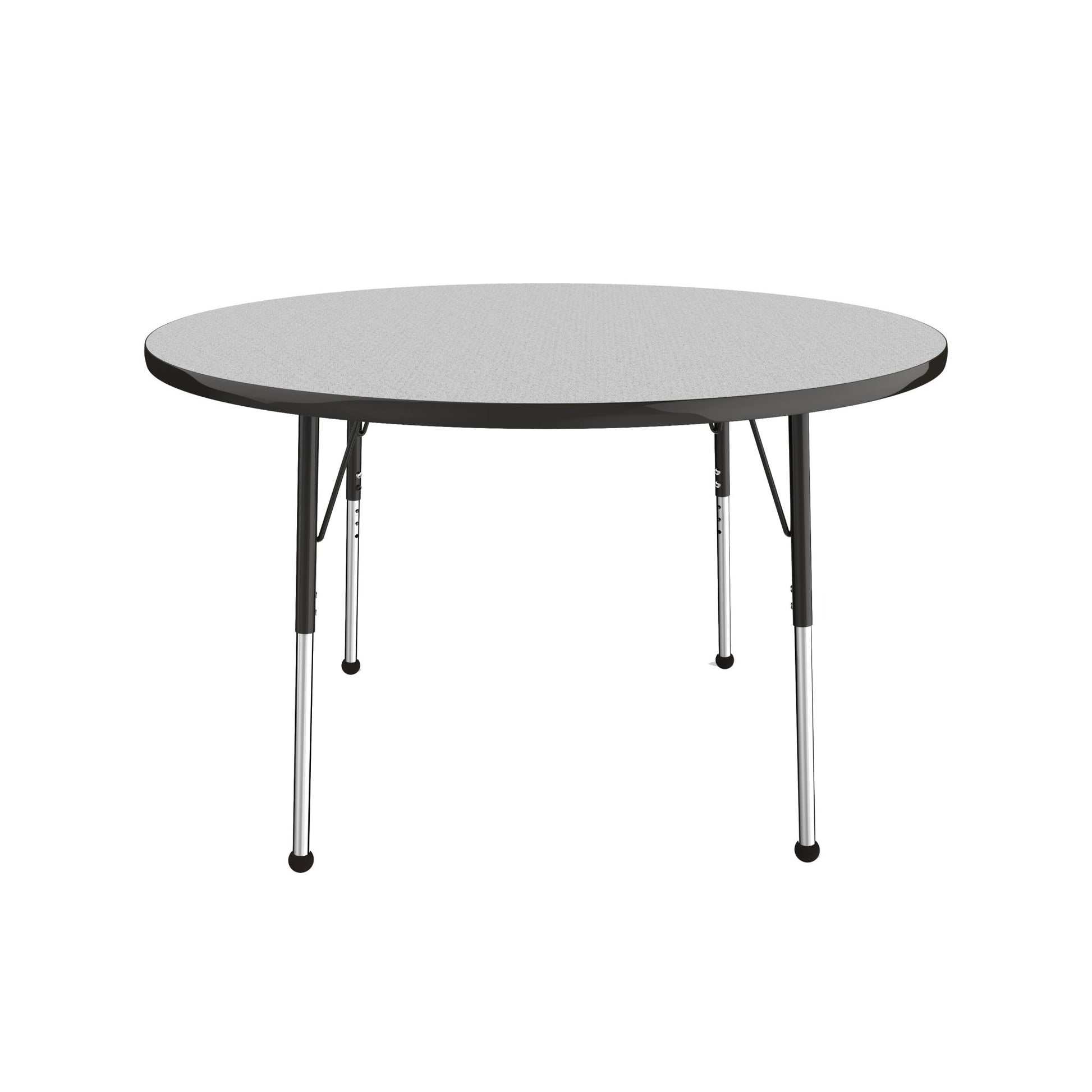 FDP 48" Round T - Molding Activity Table with Adjustable Standard Ball Glide Legs (FDP - 10044 - XX) - SchoolOutlet