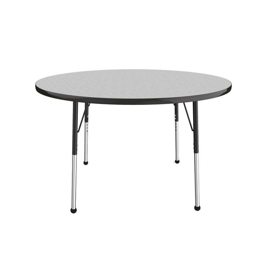 FDP 48" Round T - Molding Activity Table with Adjustable Standard Ball Glide Legs (FDP - 10044 - XX) - SchoolOutlet