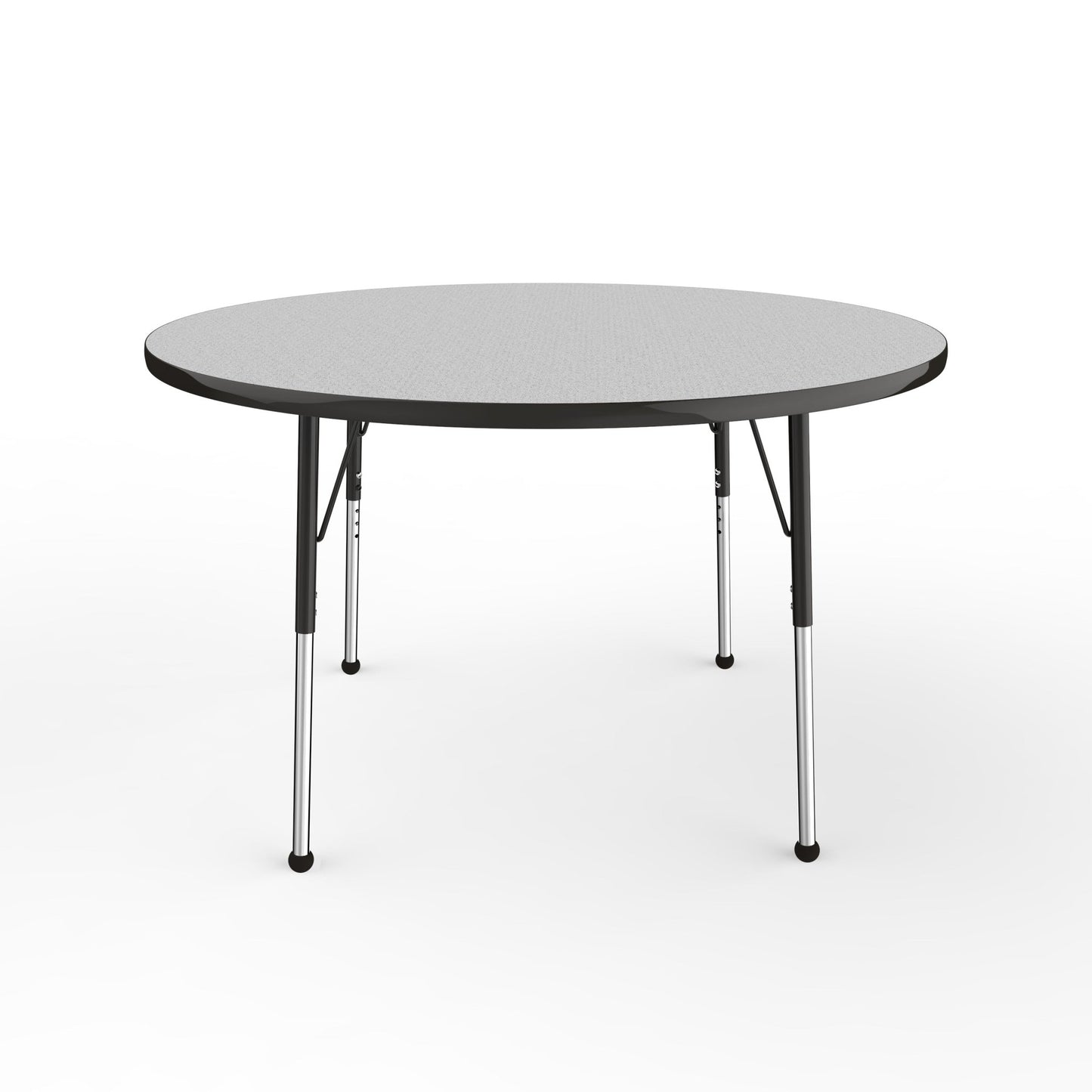 FDP 48" Round T - Molding Activity Table with Adjustable Standard Ball Glide Legs (FDP - 10044 - XX) - SchoolOutlet