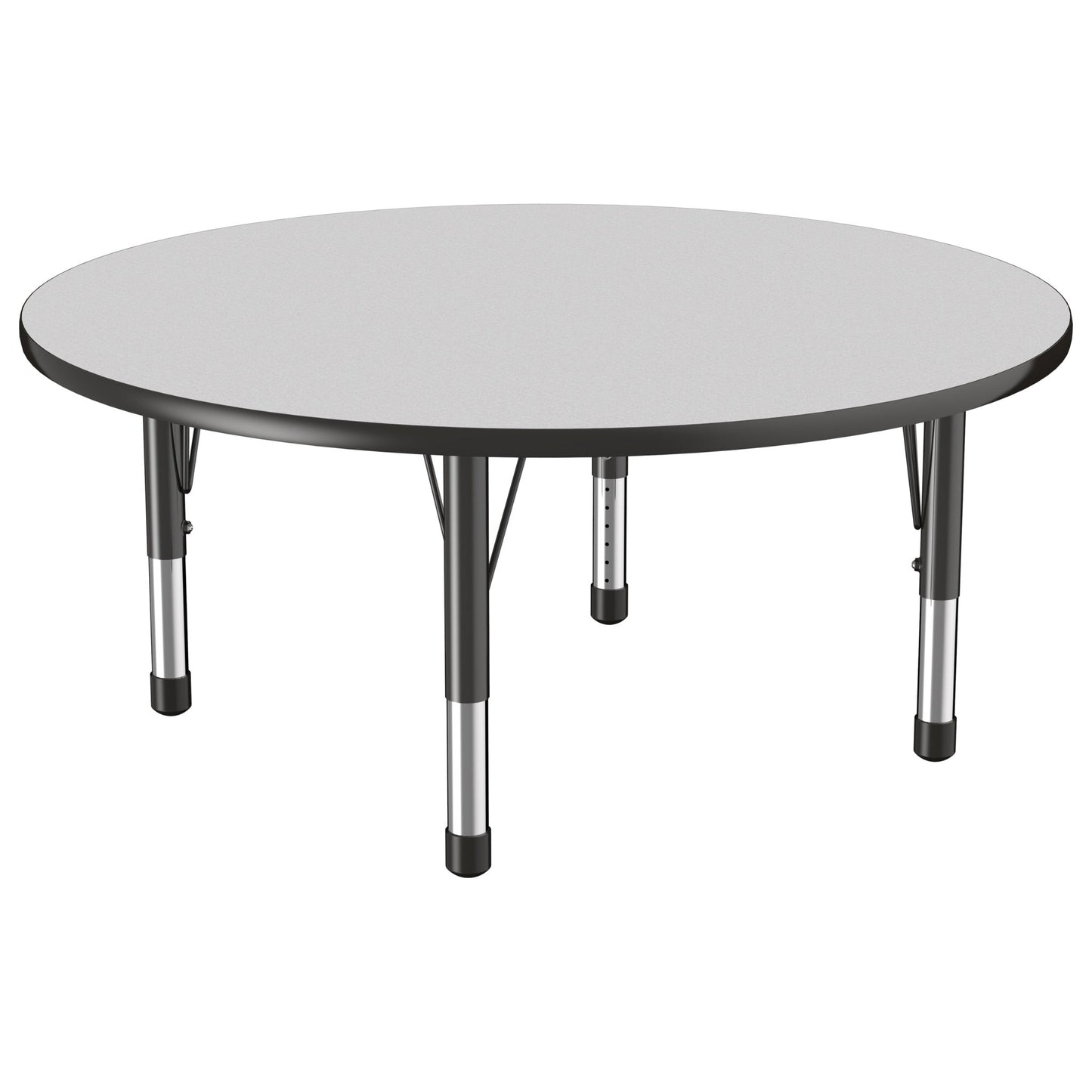 FDP 48" Round T - Molding Activity Table with Adjustable Chunky Legs (FDP - 10045 - XX) - SchoolOutlet