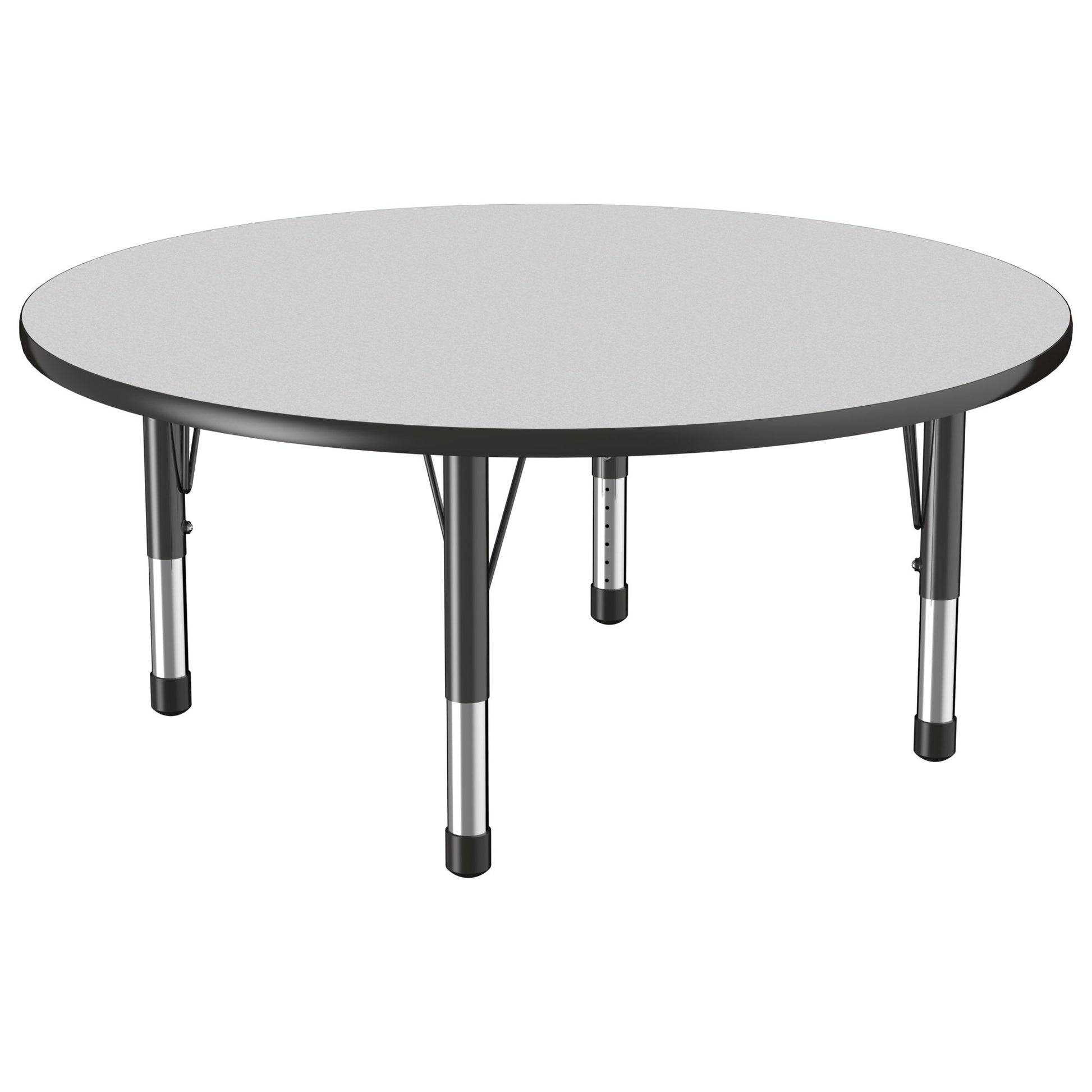 FDP 48" Round T - Molding Activity Table with Adjustable Chunky Legs (FDP - 10045 - XX) - SchoolOutlet
